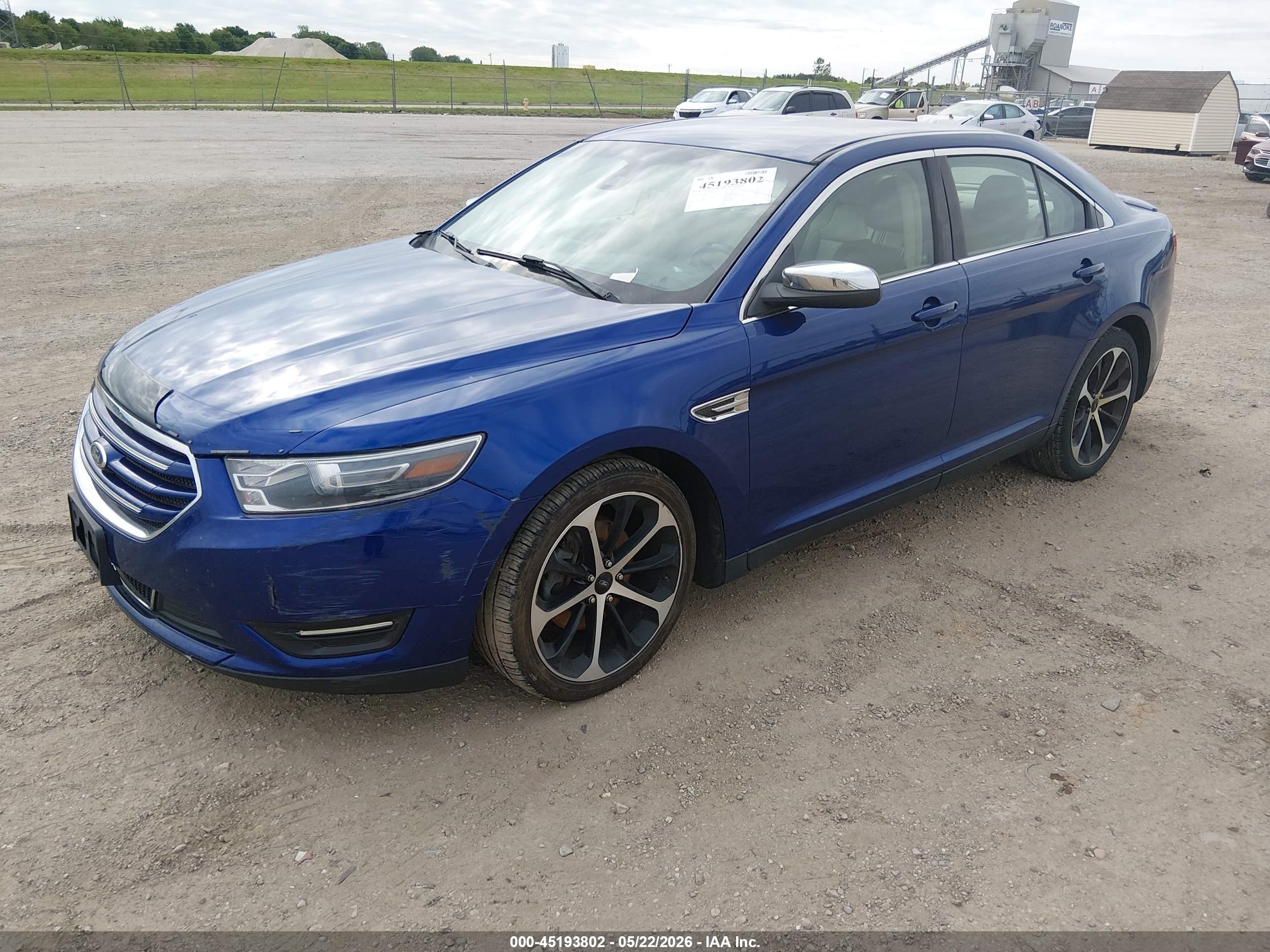 2015 Ford Taurus Limited Blue vin: 1FAHP2J80FG151148