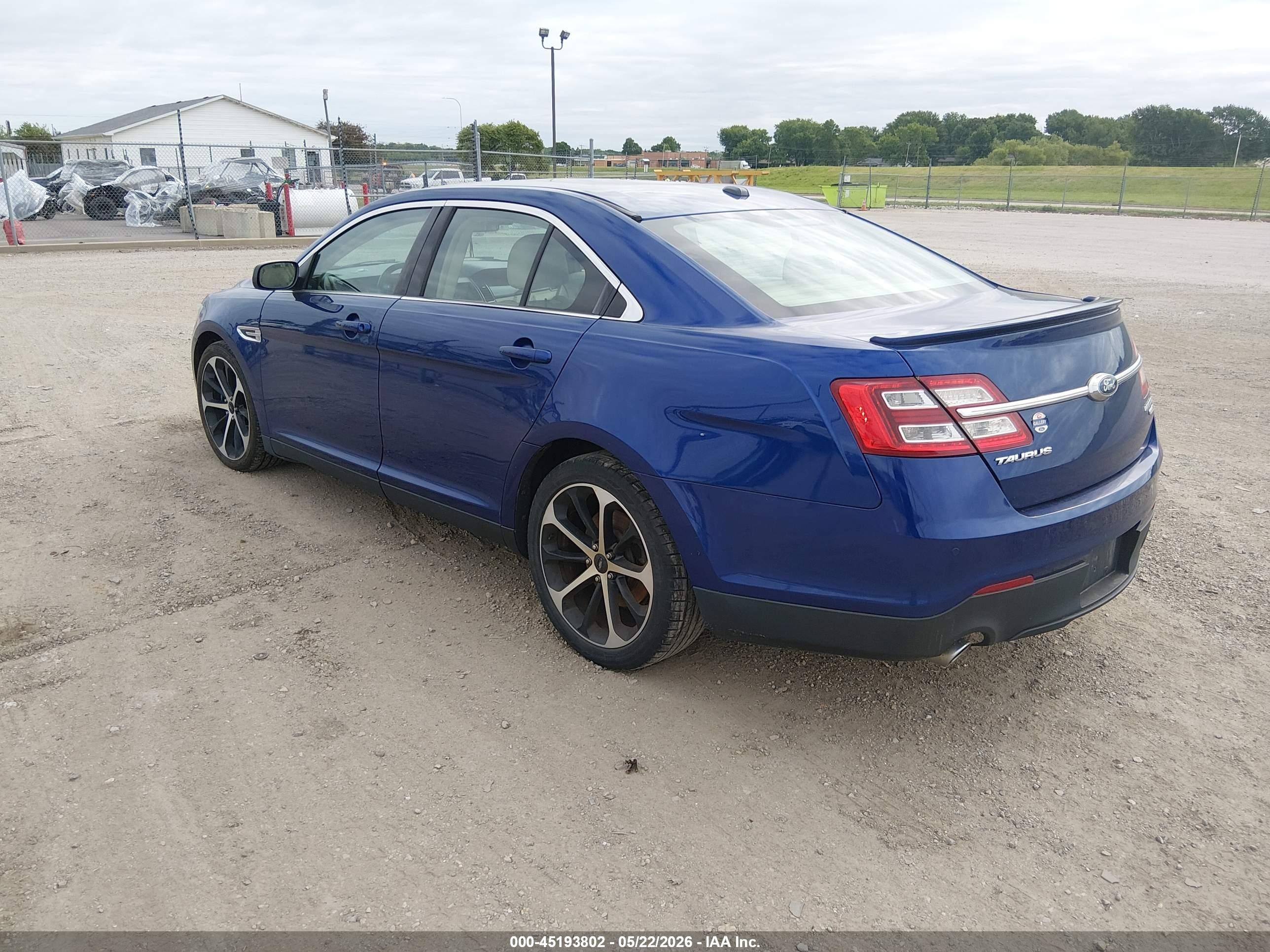 2015 Ford Taurus Limited Blue vin: 1FAHP2J80FG151148