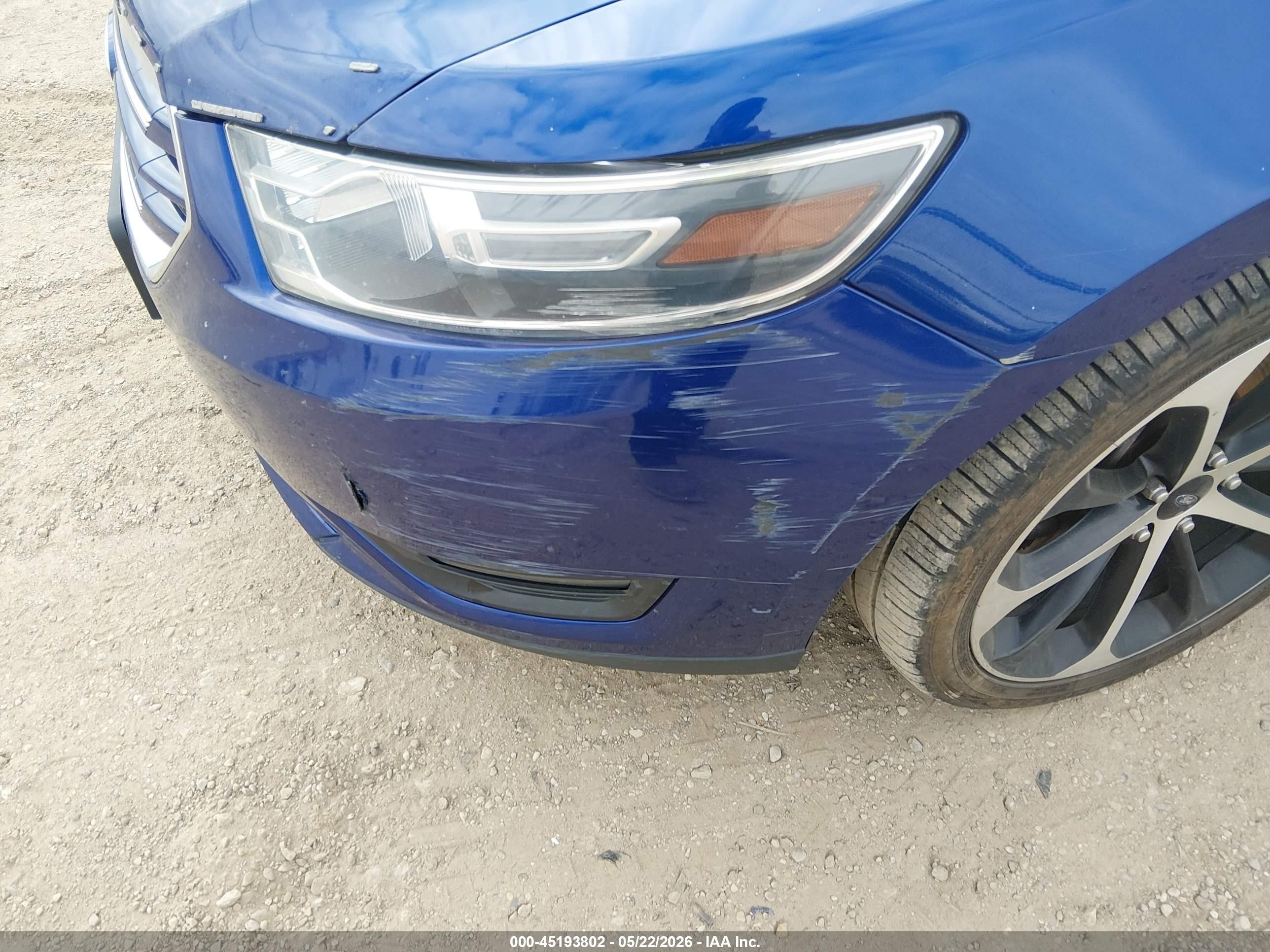 2015 Ford Taurus Limited Blue vin: 1FAHP2J80FG151148