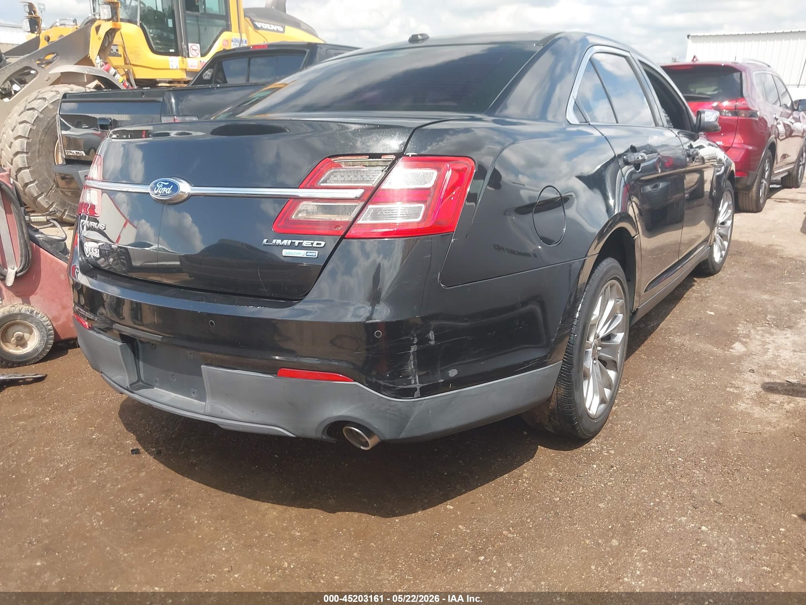 2013 Ford Taurus Limited Black vin: 1FAHP2J82DG206504