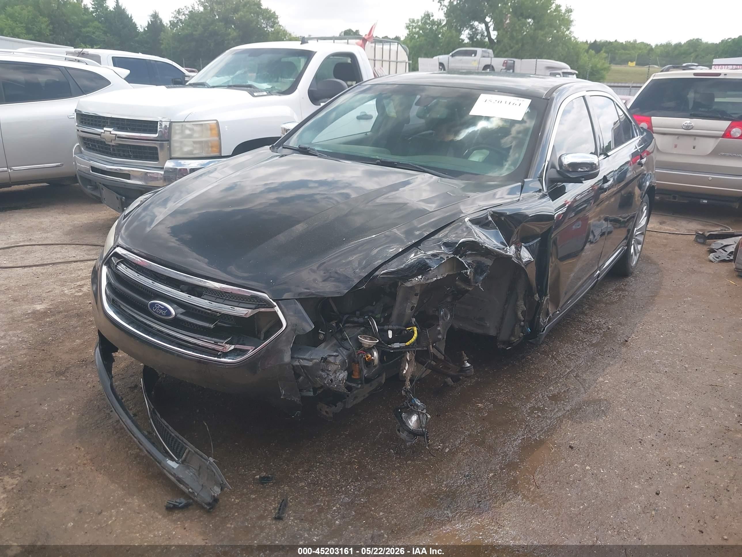 2013 Ford Taurus Limited Black vin: 1FAHP2J82DG206504