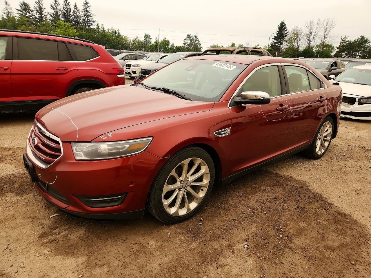 2014 Ford Taurus Limited Maroon vin: 1FAHP2J82EG176891