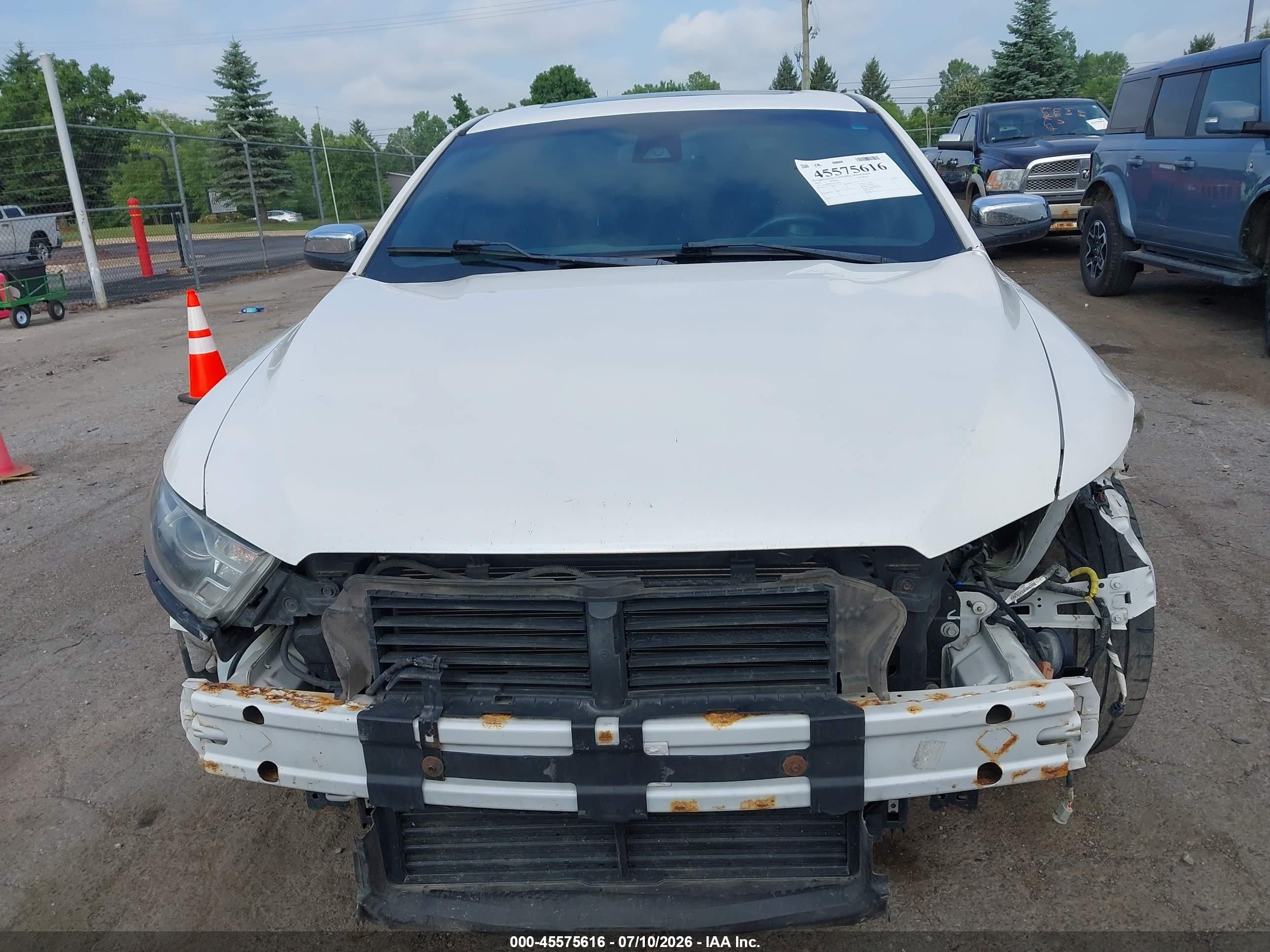 2014 Ford Taurus Limited Белый vin: 1FAHP2J82EG180357