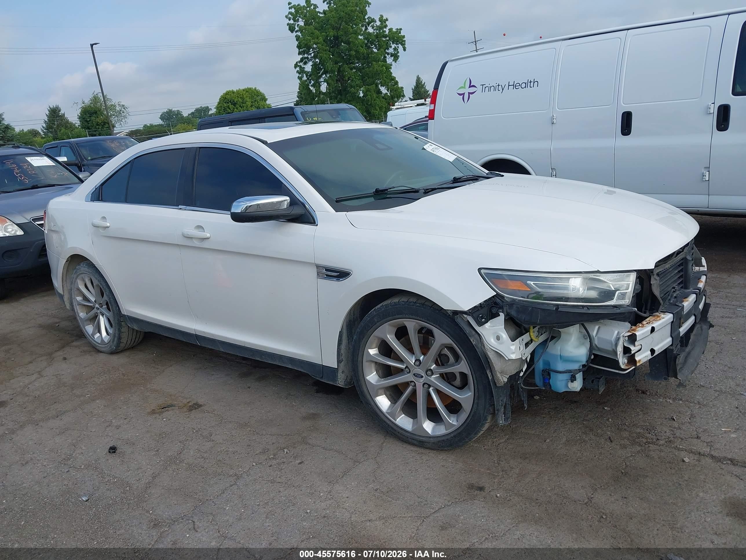 2014 Ford Taurus Limited Белый vin: 1FAHP2J82EG180357