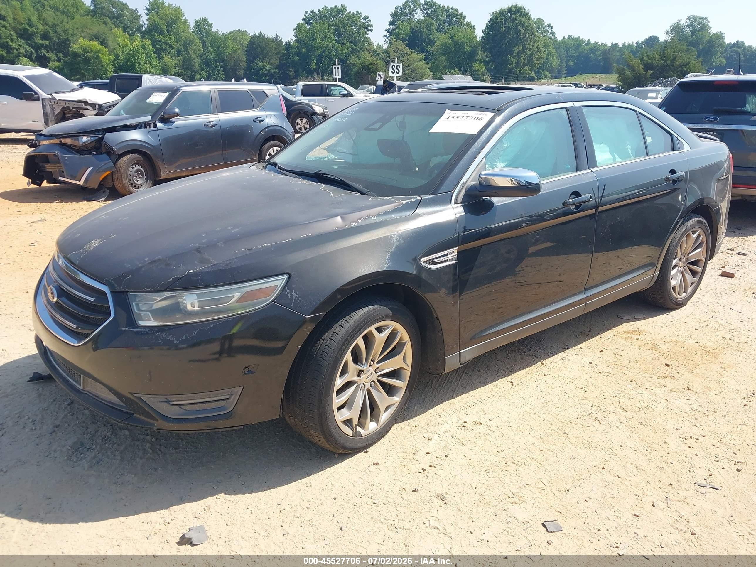 2013 Ford Taurus Limited Black vin: 1FAHP2J83DG144272