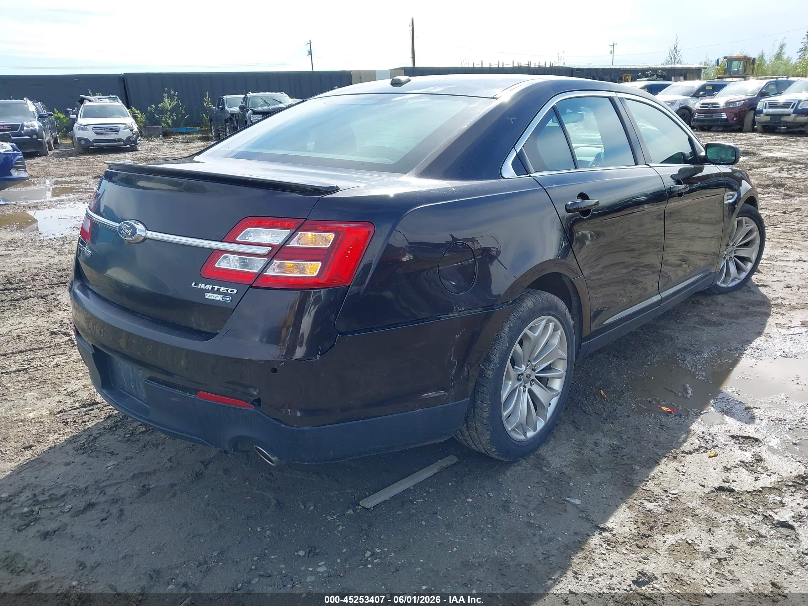 2013 Ford Taurus Limited Black vin: 1FAHP2J83DG213932