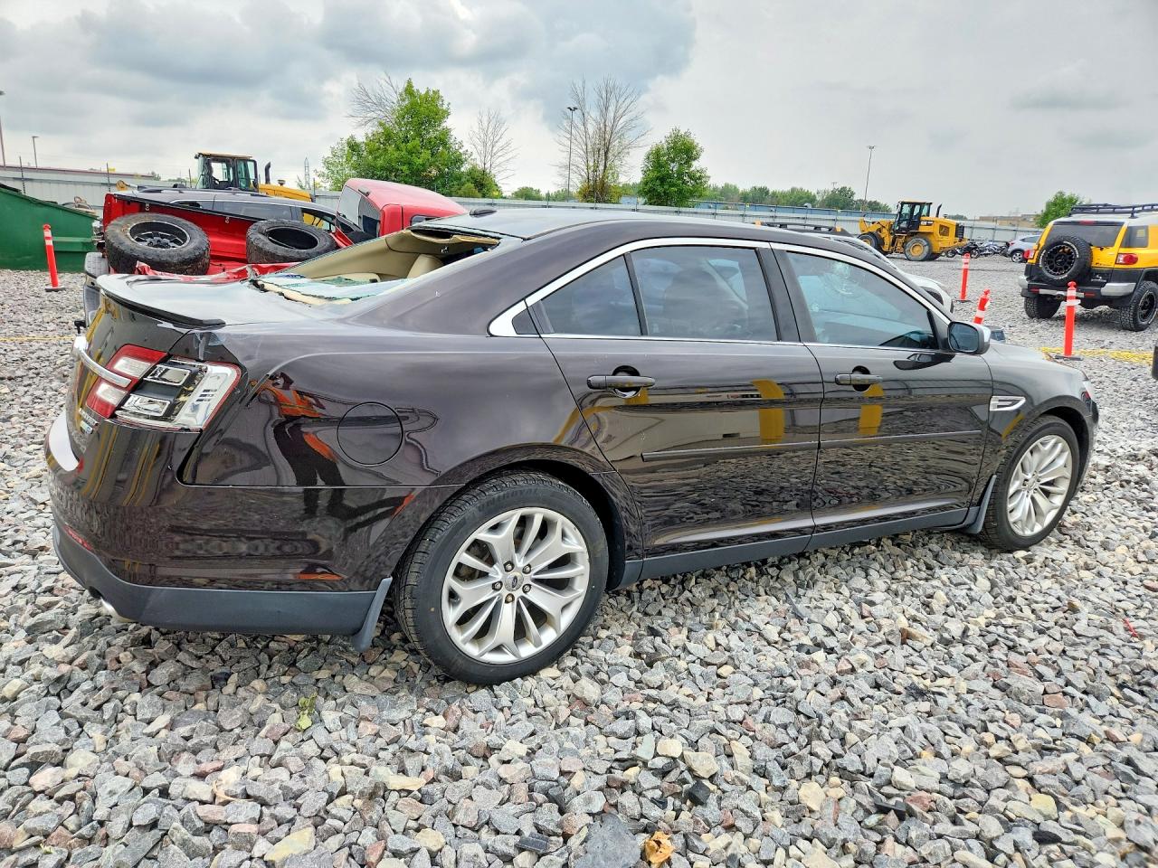 2013 Ford Taurus Limited Brown vin: 1FAHP2J84DG168760