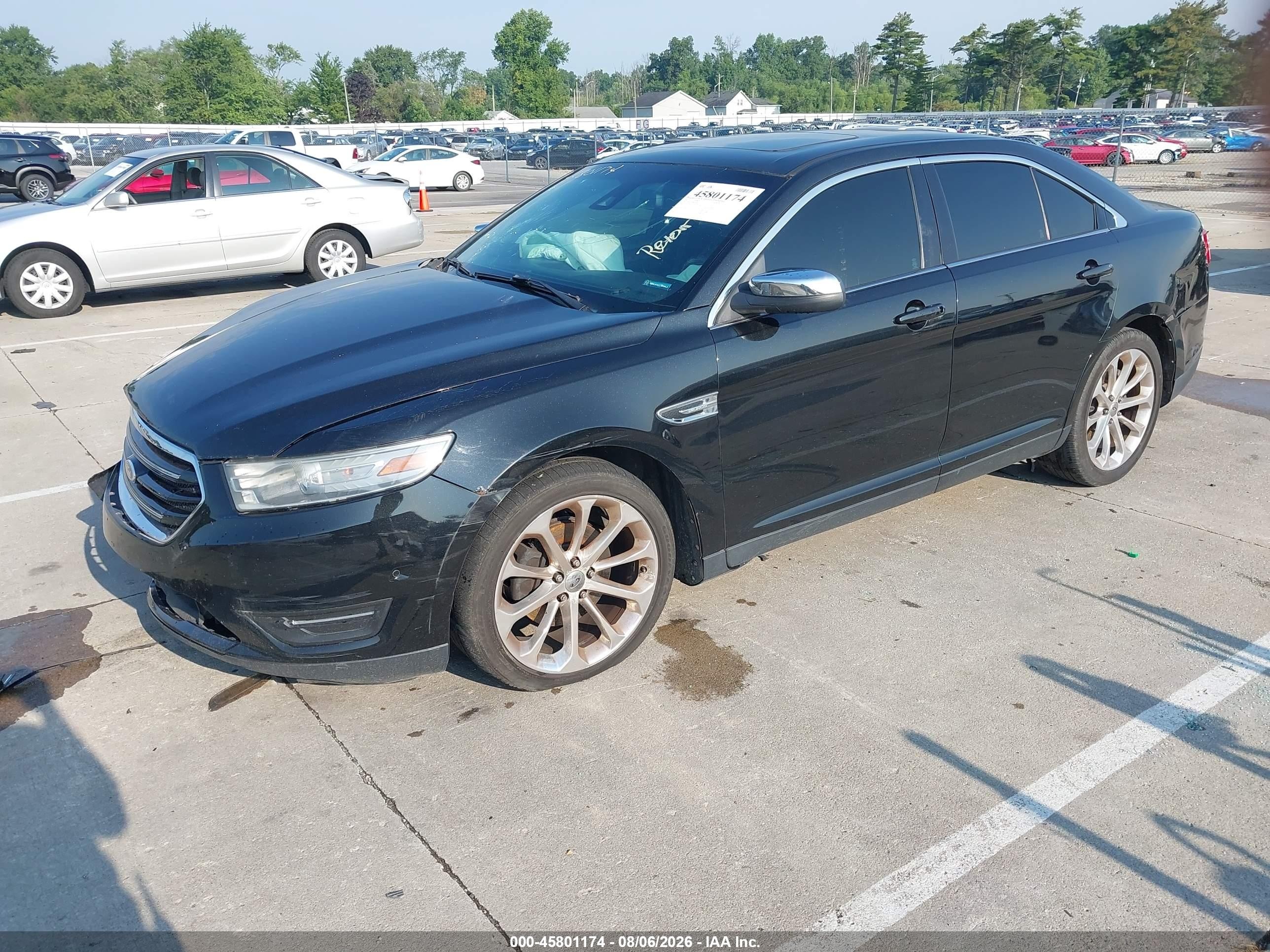2013 Ford Taurus Limited Black vin: 1FAHP2J85DG128655