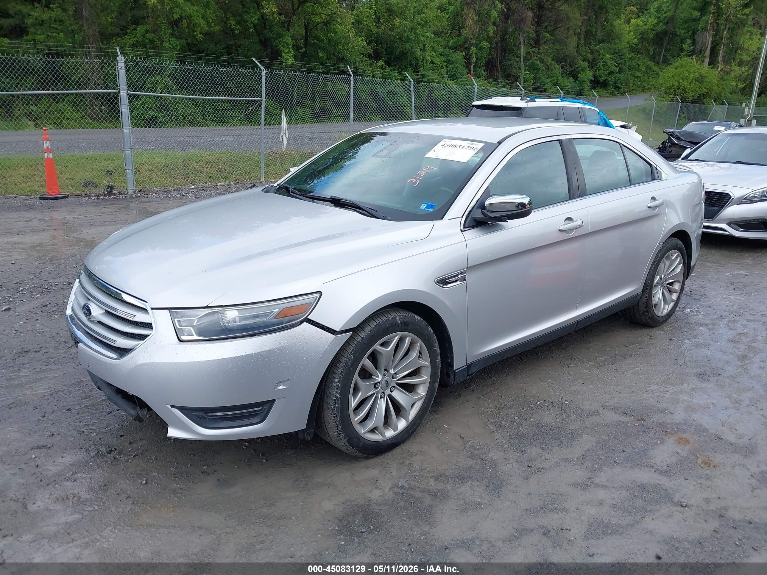 2014 Ford Taurus Limited Silver vin: 1FAHP2J86EG112921