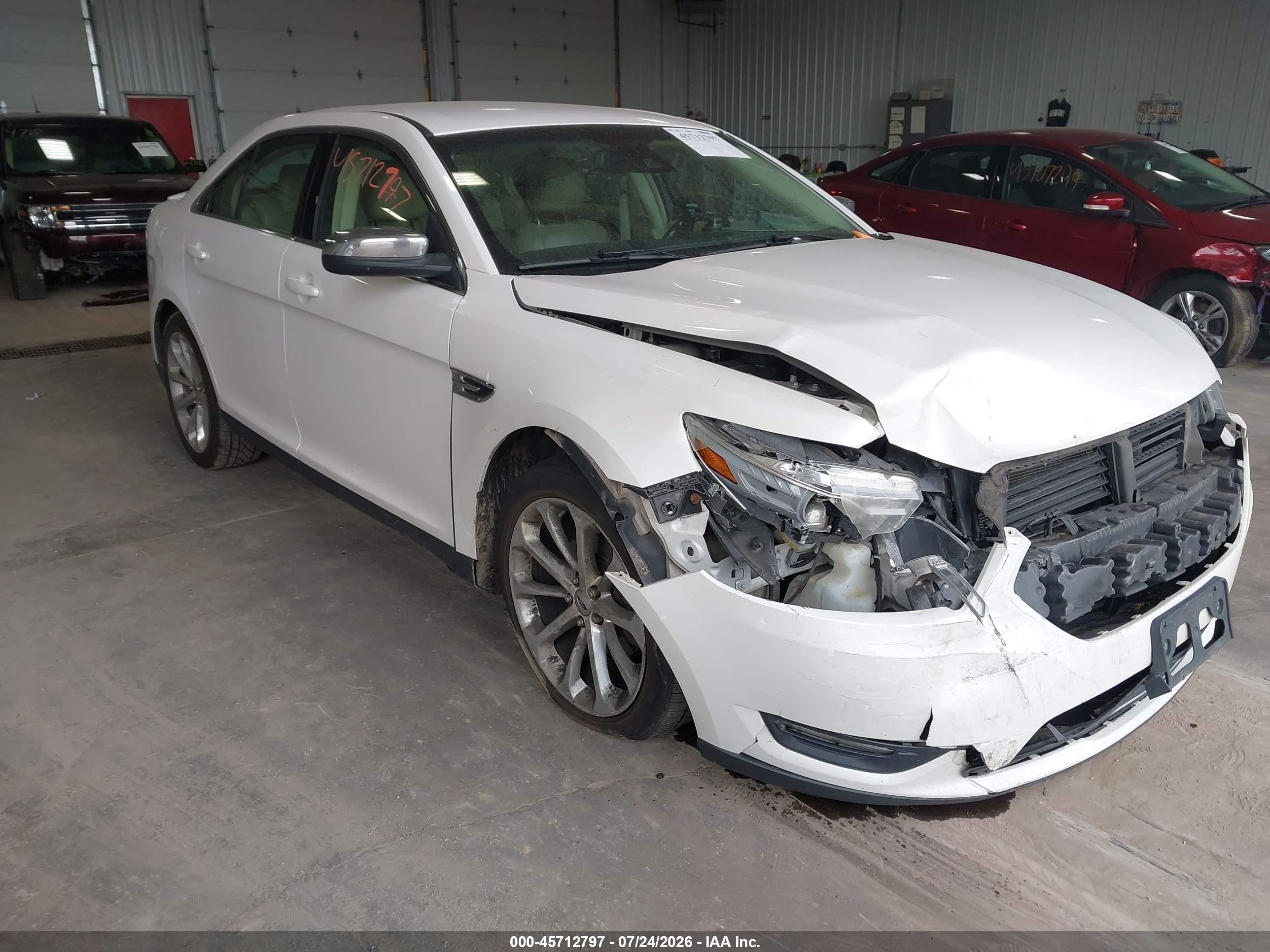 2014 Ford Taurus Limited White vin: 1FAHP2J86EG146017