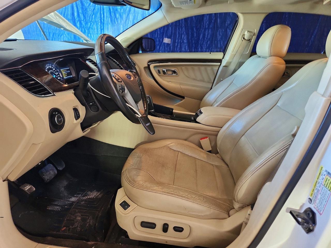 2013 Ford Taurus Limited White vin: 1FAHP2J89DG190558