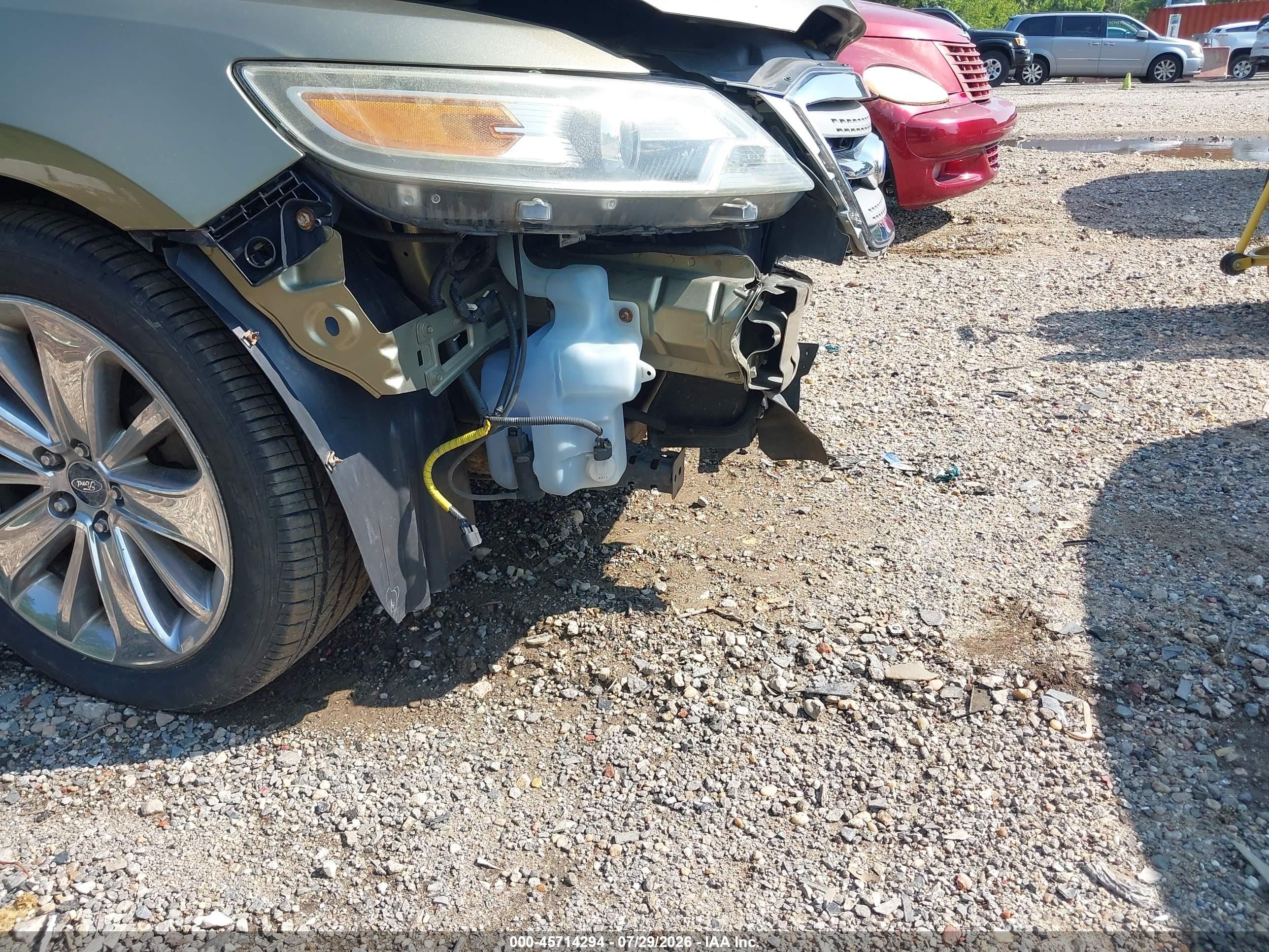 2012 Ford Taurus Limited Зеленый vin: 1FAHP2JW4CG113660