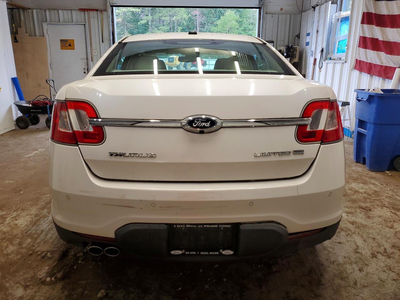 2012 Ford Taurus Limited White vin: 1FAHP2JW4CG124884