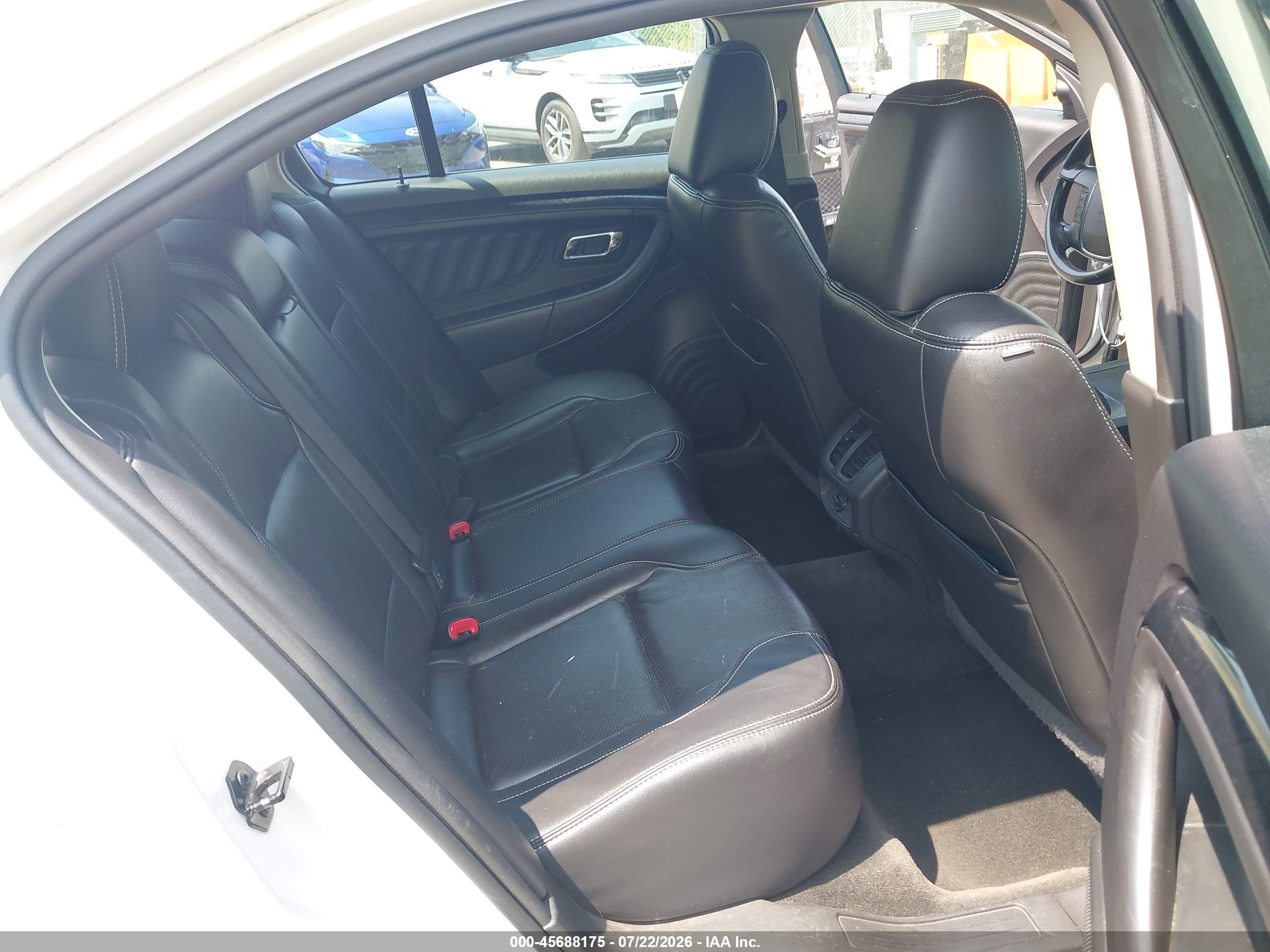 2012 Ford Taurus Limited White vin: 1FAHP2JW4CG137232