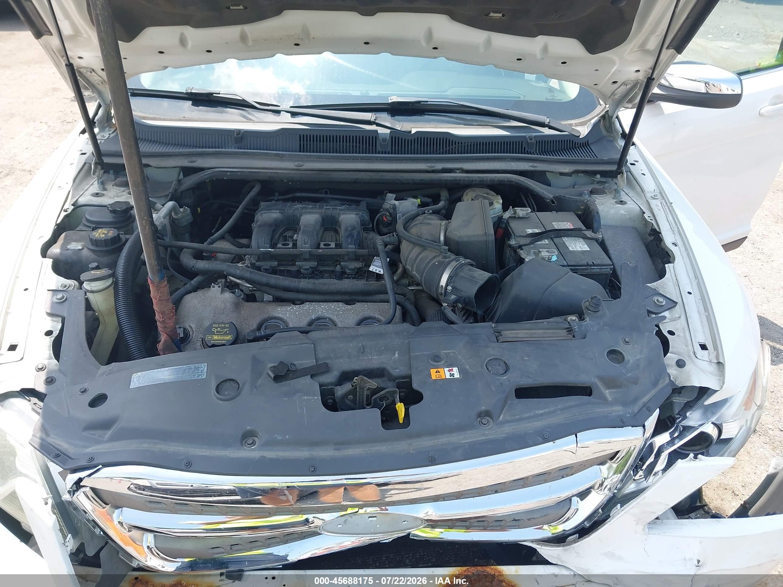 2012 Ford Taurus Limited White vin: 1FAHP2JW4CG137232