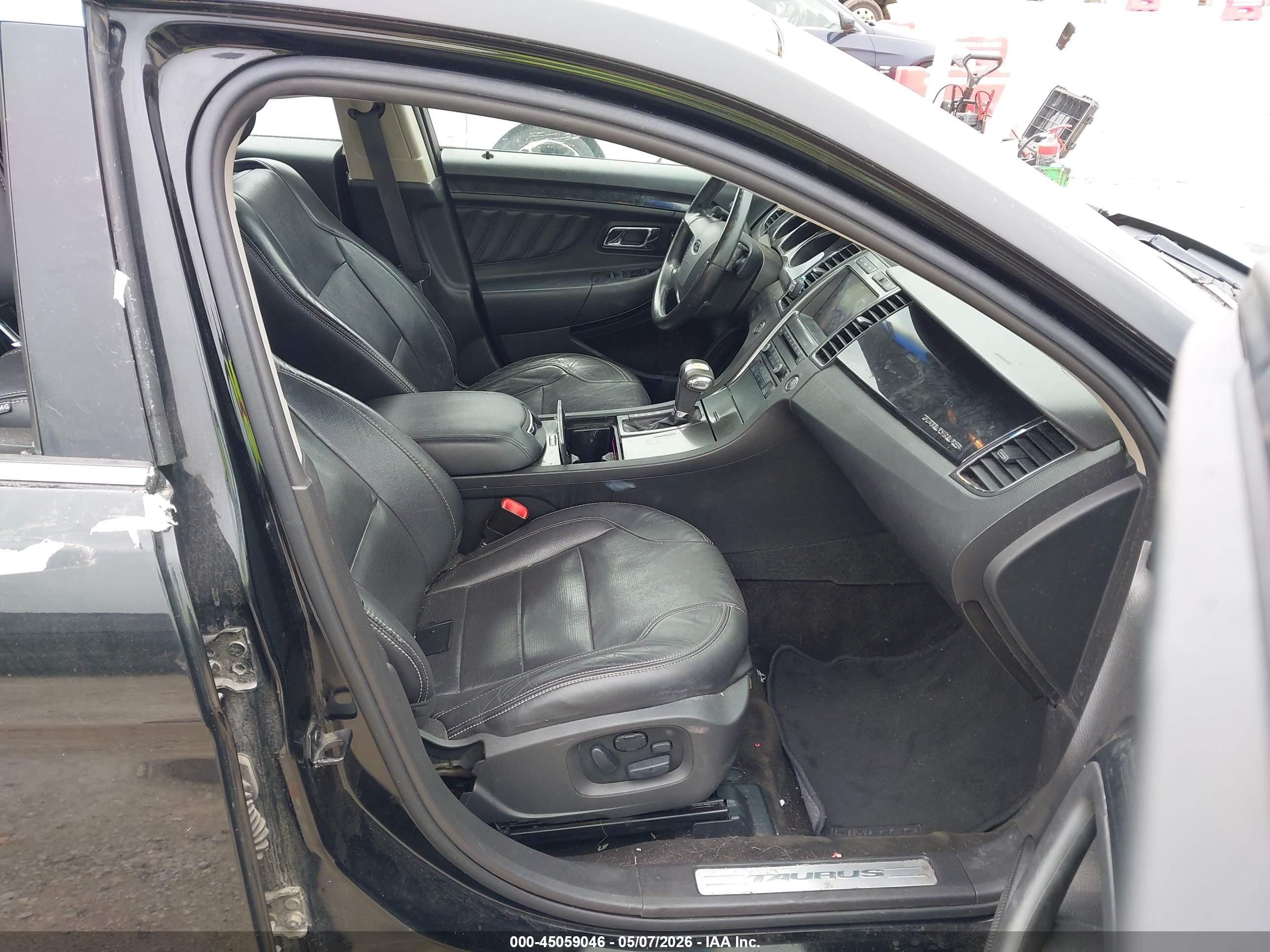 2012 Ford Taurus Limited Black vin: 1FAHP2JW5CG137935