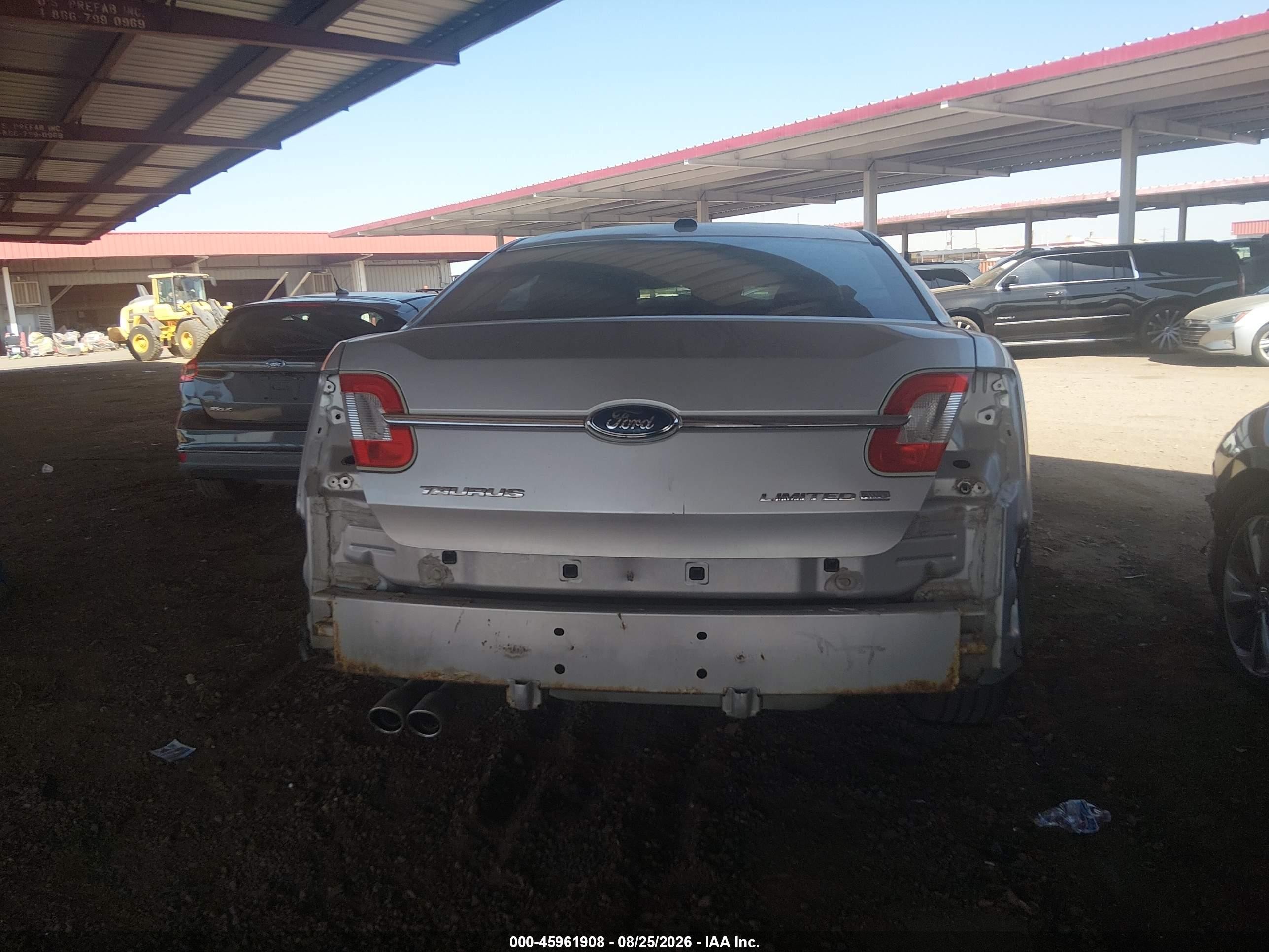 2010 Ford Taurus Limited Silver vin: 1FAHP2JW7AG109020