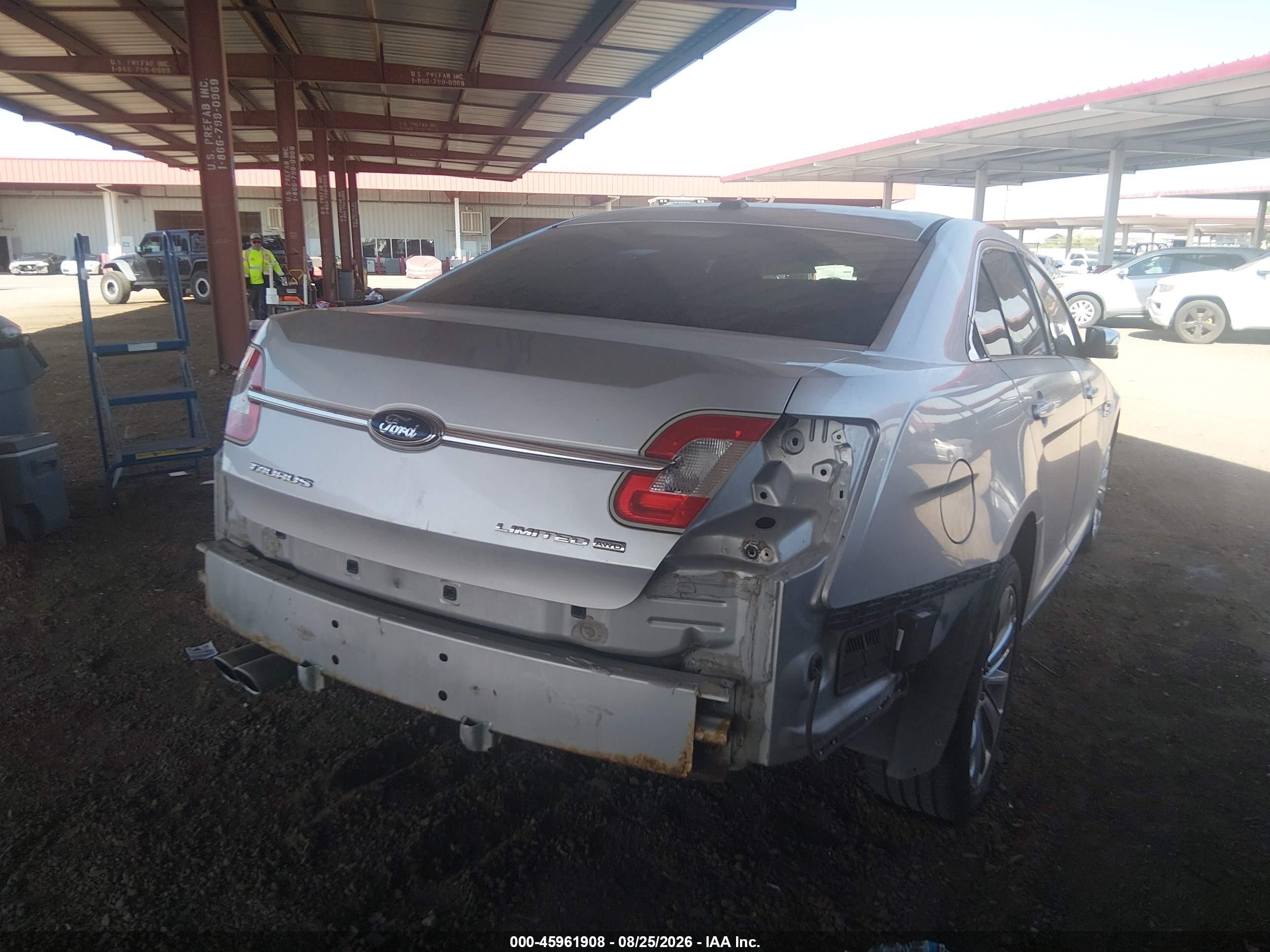 2010 Ford Taurus Limited Silver vin: 1FAHP2JW7AG109020