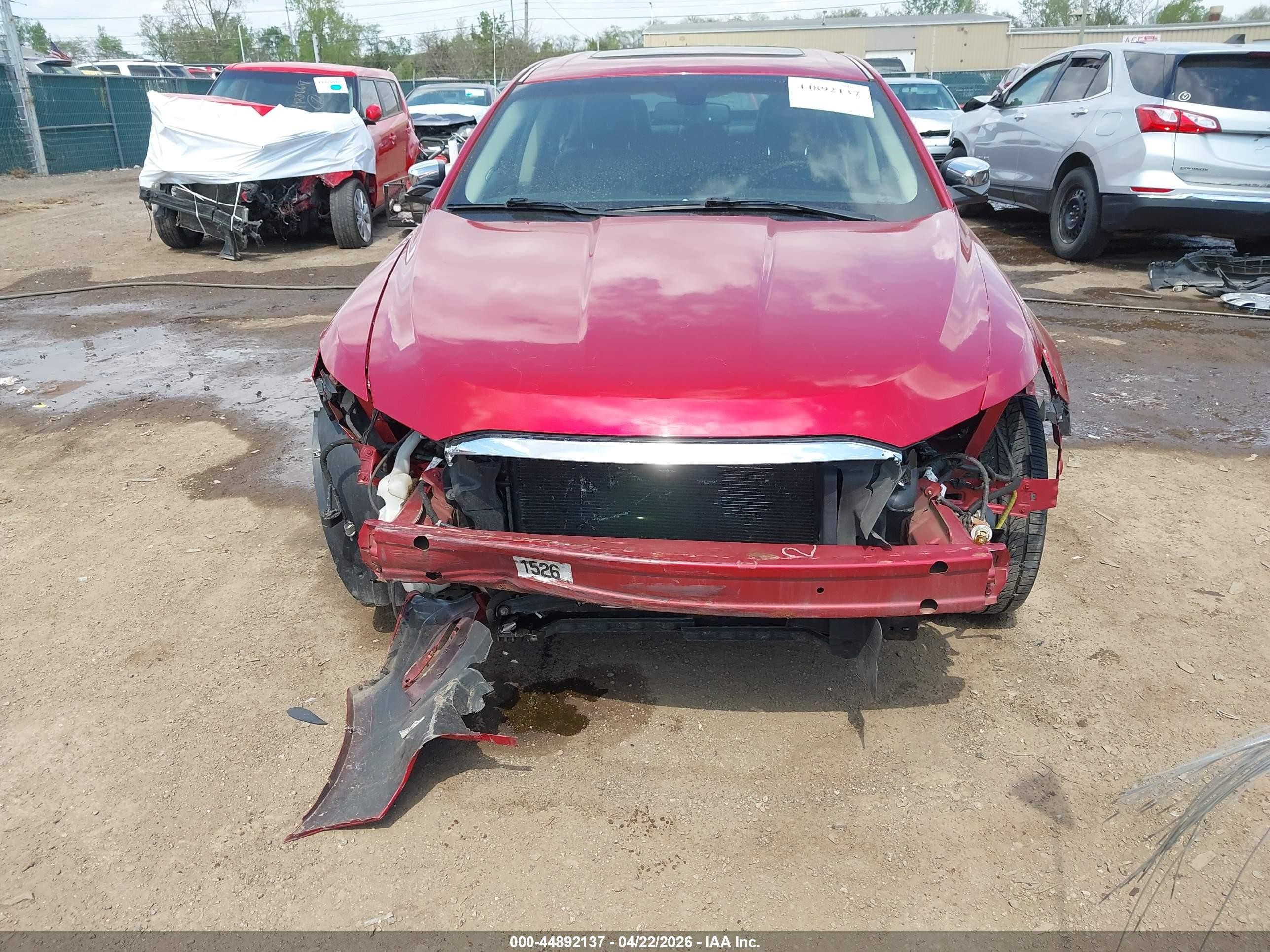 2010 Ford Taurus Limited Красный vin: 1FAHP2JW7AG149808