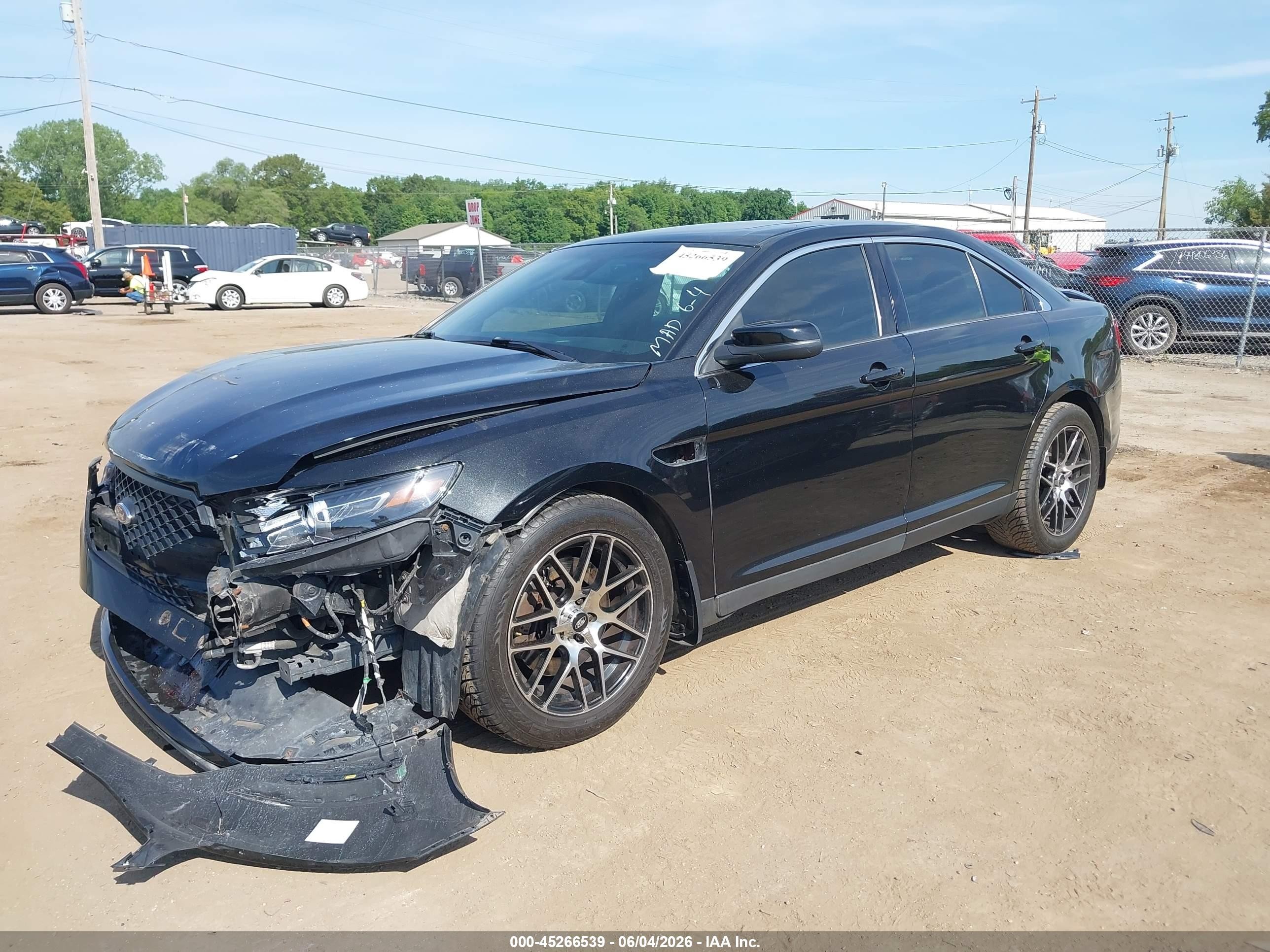 2013 Ford Taurus Sho Black vin: 1FAHP2KT0DG111877
