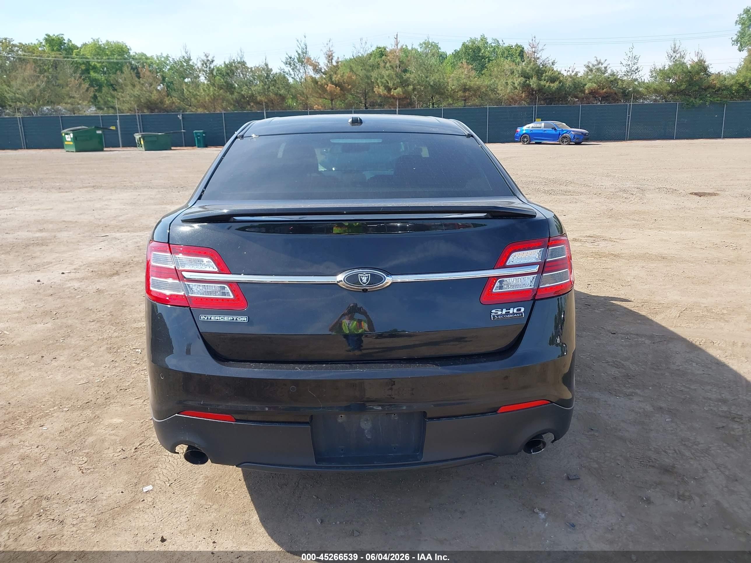 2013 Ford Taurus Sho Black vin: 1FAHP2KT0DG111877
