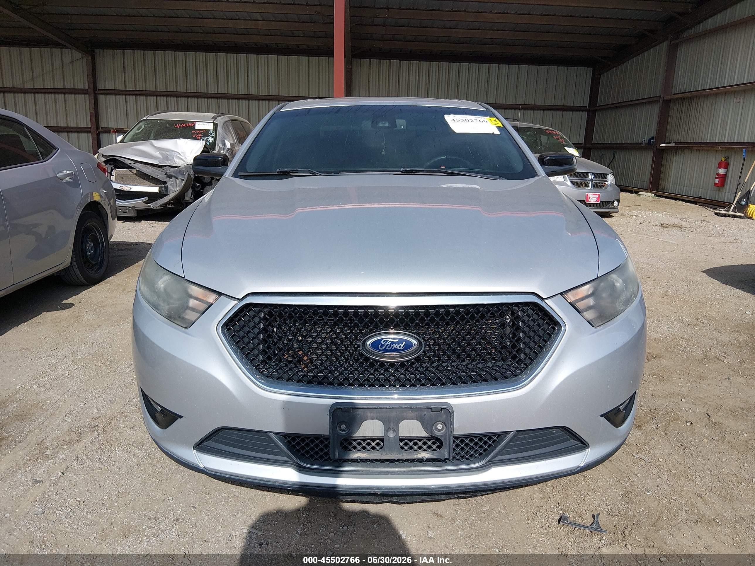 2014 Ford Taurus Sho Silver vin: 1FAHP2KT0EG129006