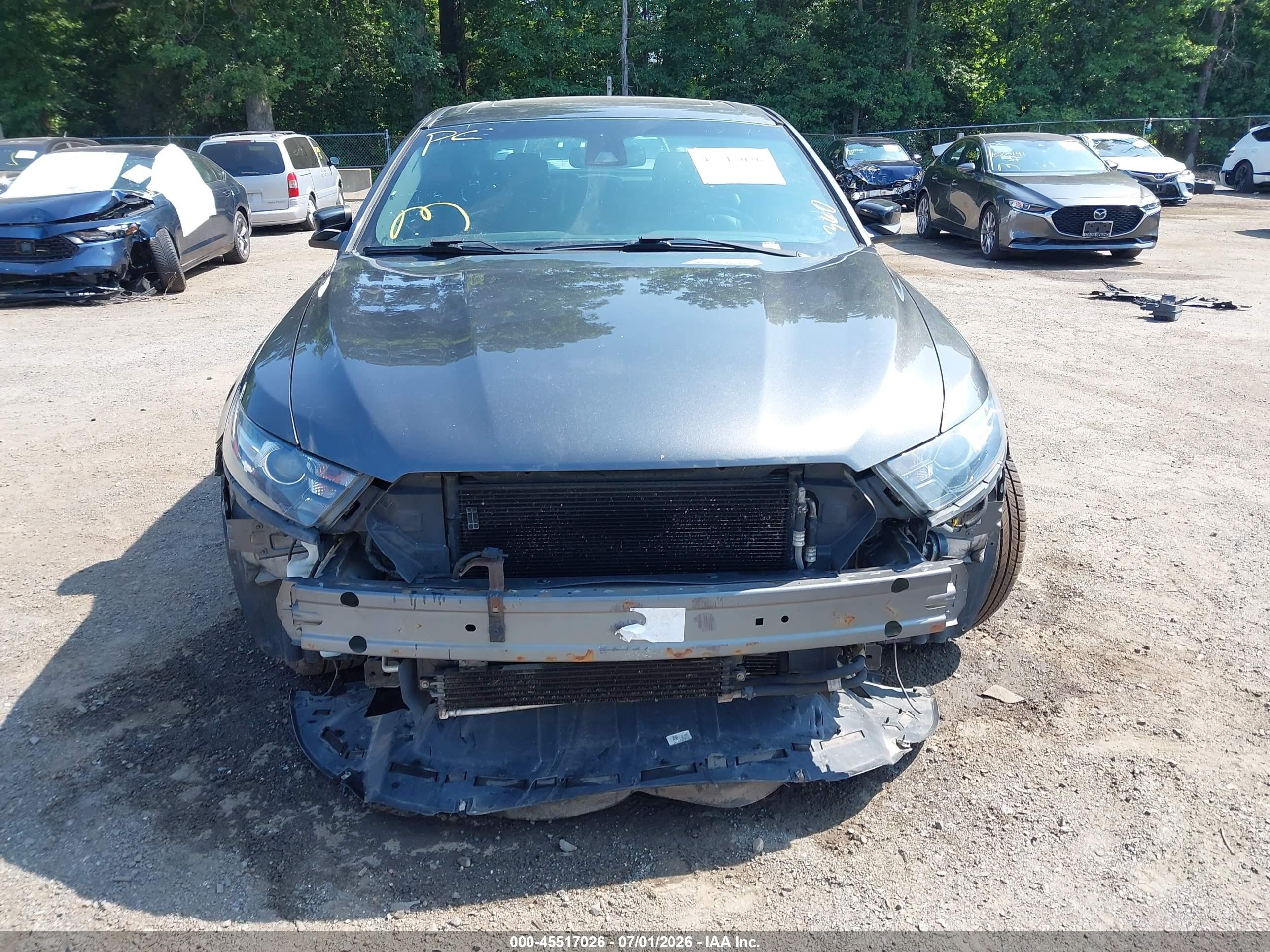 2015 Ford Taurus Sho Gray vin: 1FAHP2KT0FG202327
