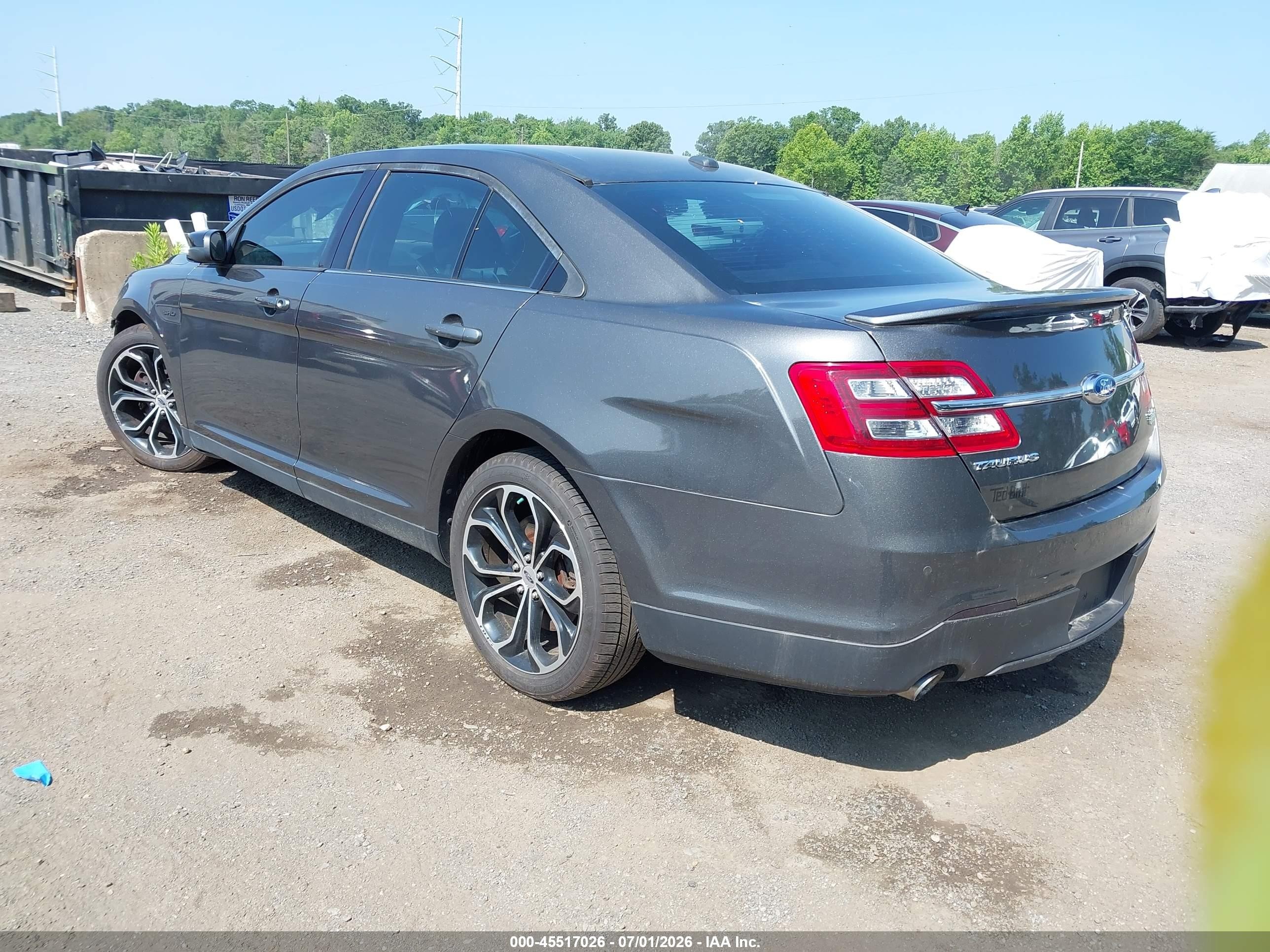 2015 Ford Taurus Sho Gray vin: 1FAHP2KT0FG202327