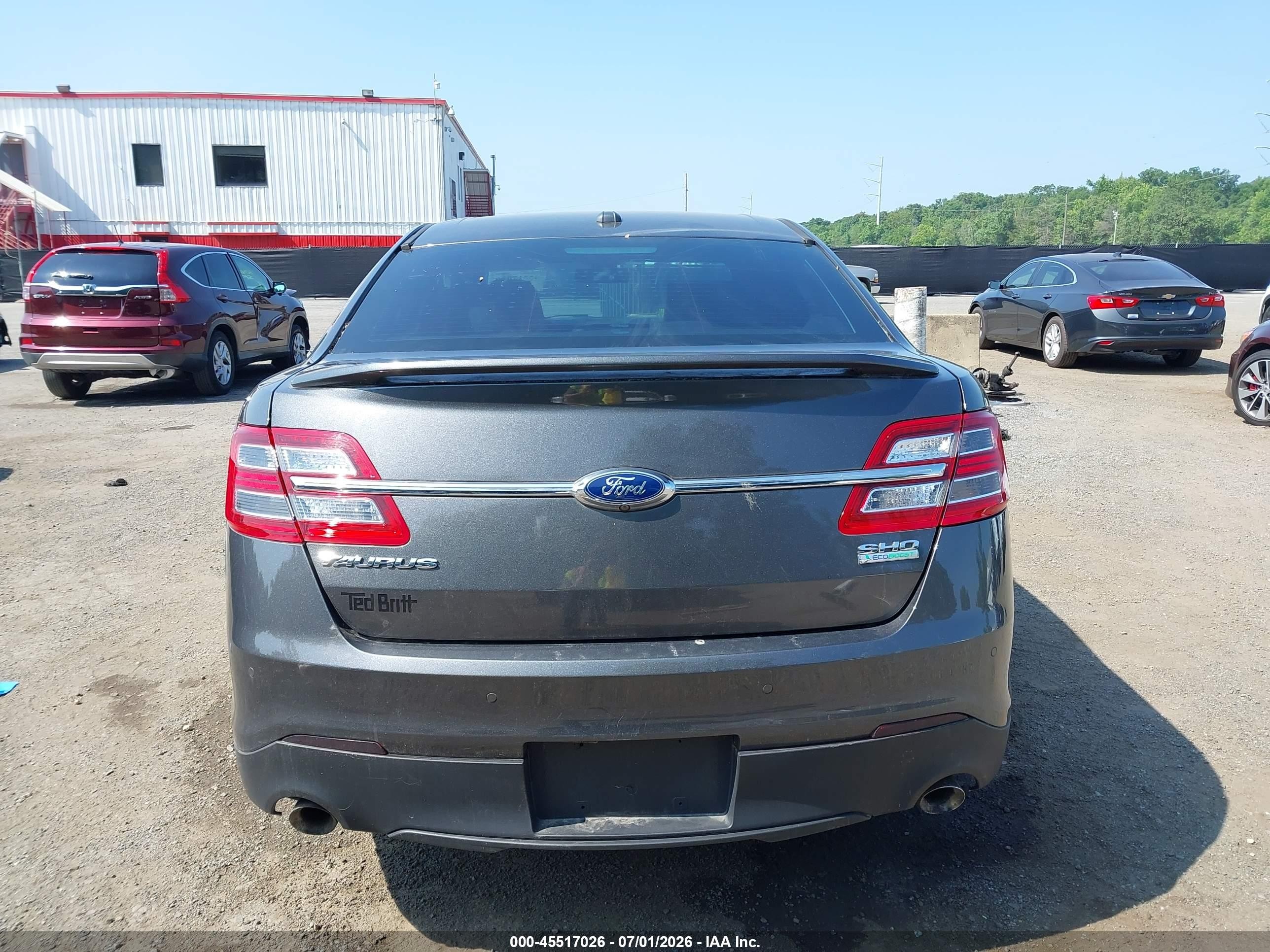 2015 Ford Taurus Sho Gray vin: 1FAHP2KT0FG202327