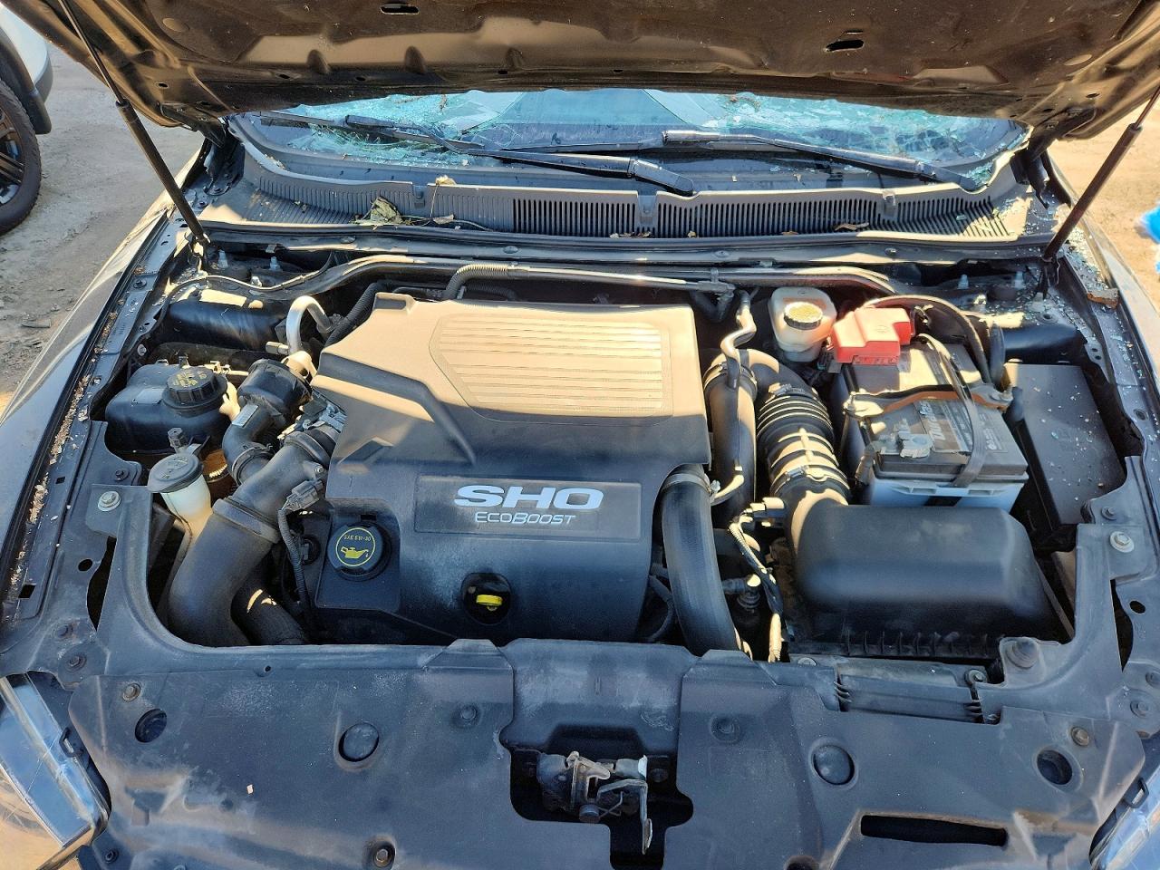 2016 Ford Taurus Sho Черный vin: 1FAHP2KT0GG135939