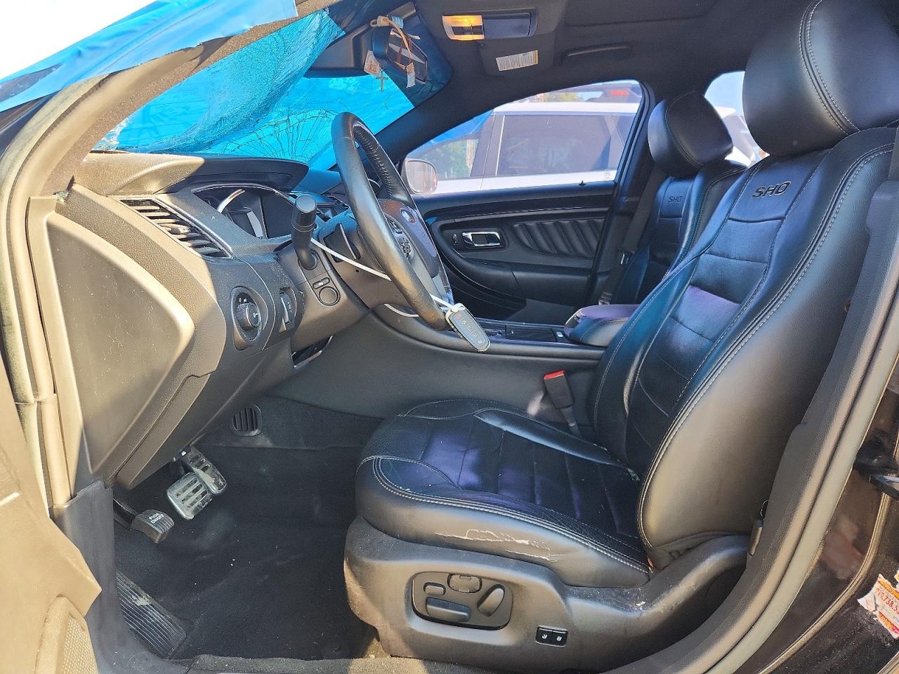 2016 Ford Taurus Sho Черный vin: 1FAHP2KT0GG135939