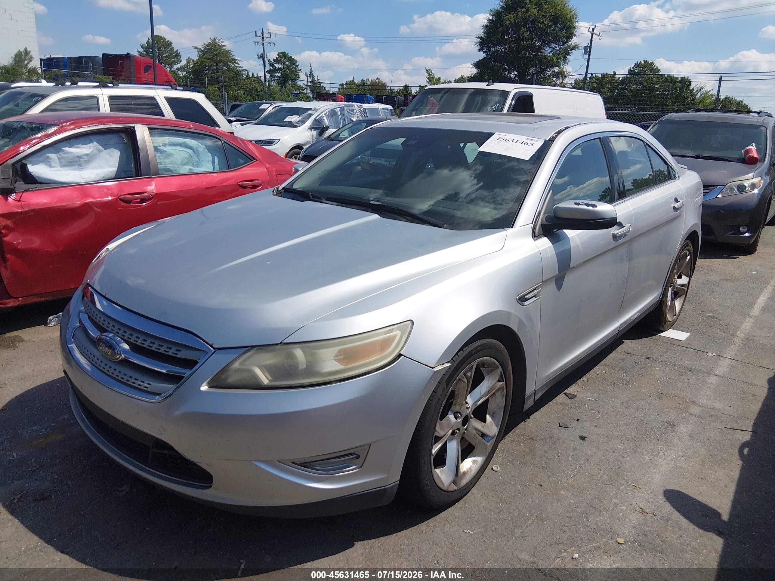 2010 Ford Taurus Sho Серебряный vin: 1FAHP2KT1AG107431