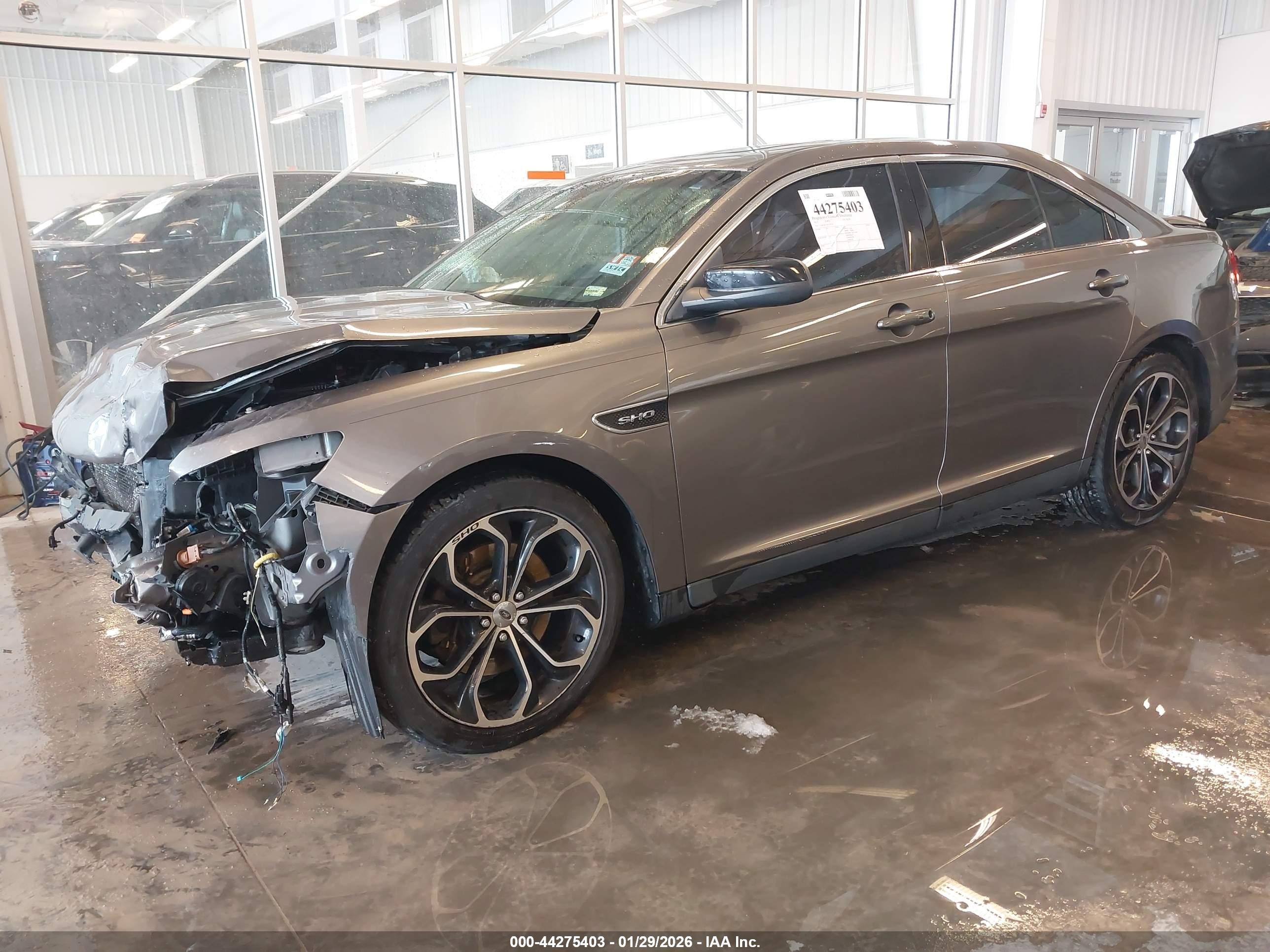 2013 Ford Taurus Sho Gray vin: 1FAHP2KT1DG159422