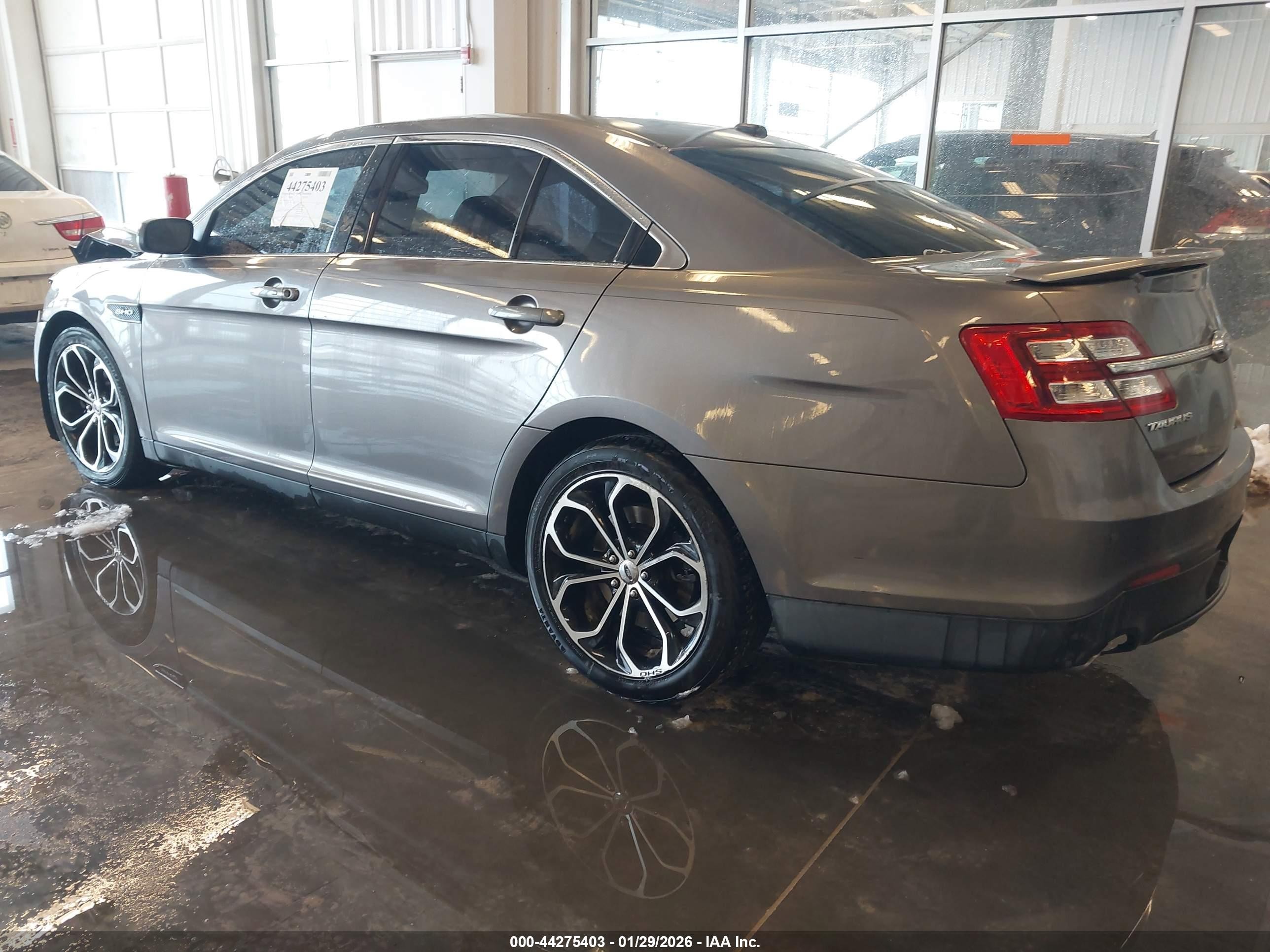 2013 Ford Taurus Sho Gray vin: 1FAHP2KT1DG159422