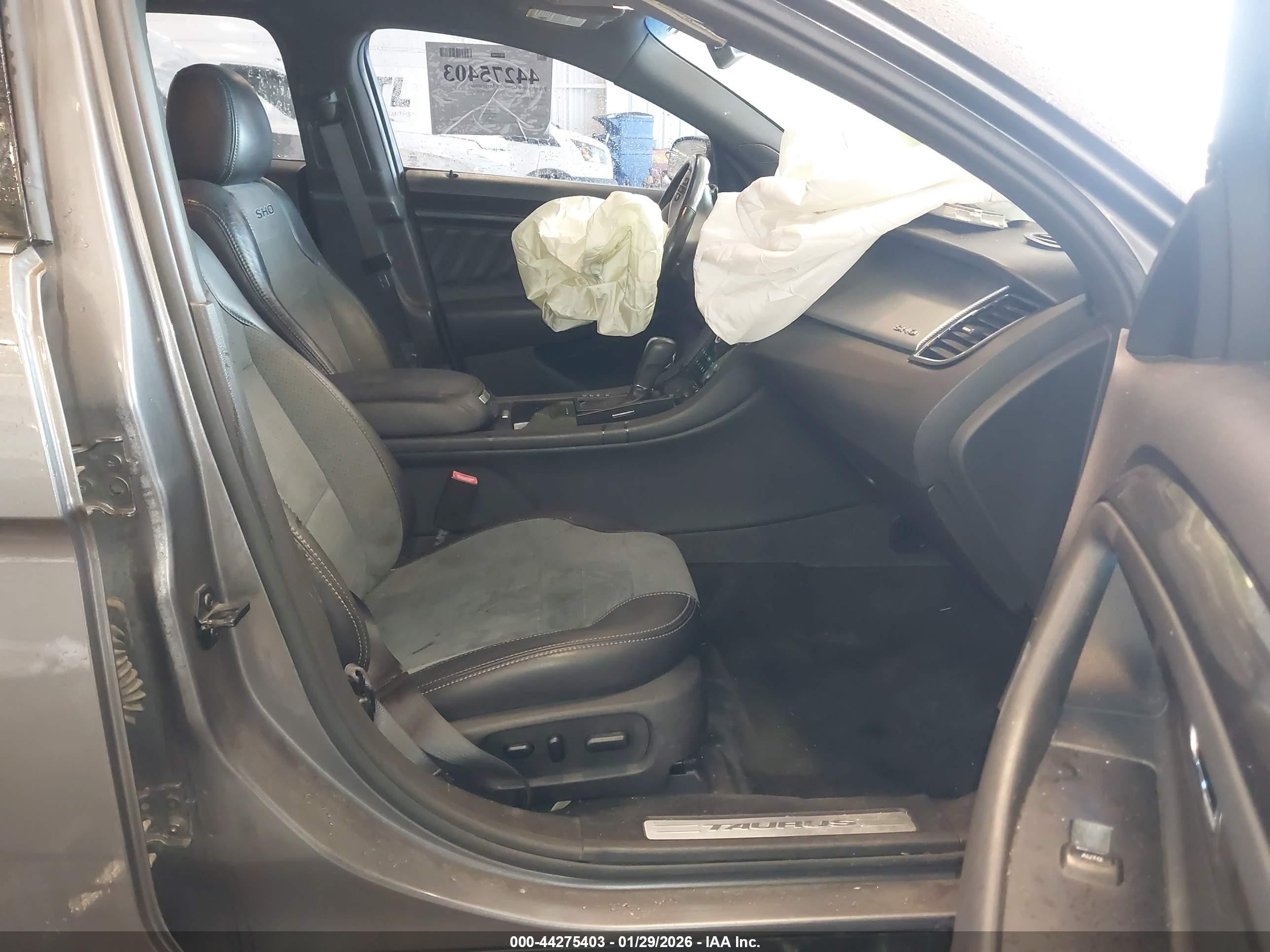 2013 Ford Taurus Sho Gray vin: 1FAHP2KT1DG159422
