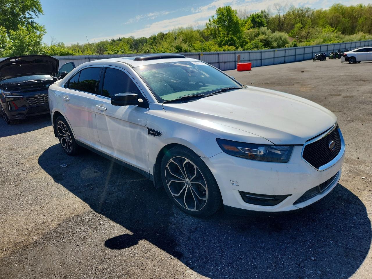 2013 Ford Taurus Sho White vin: 1FAHP2KT1DG170534