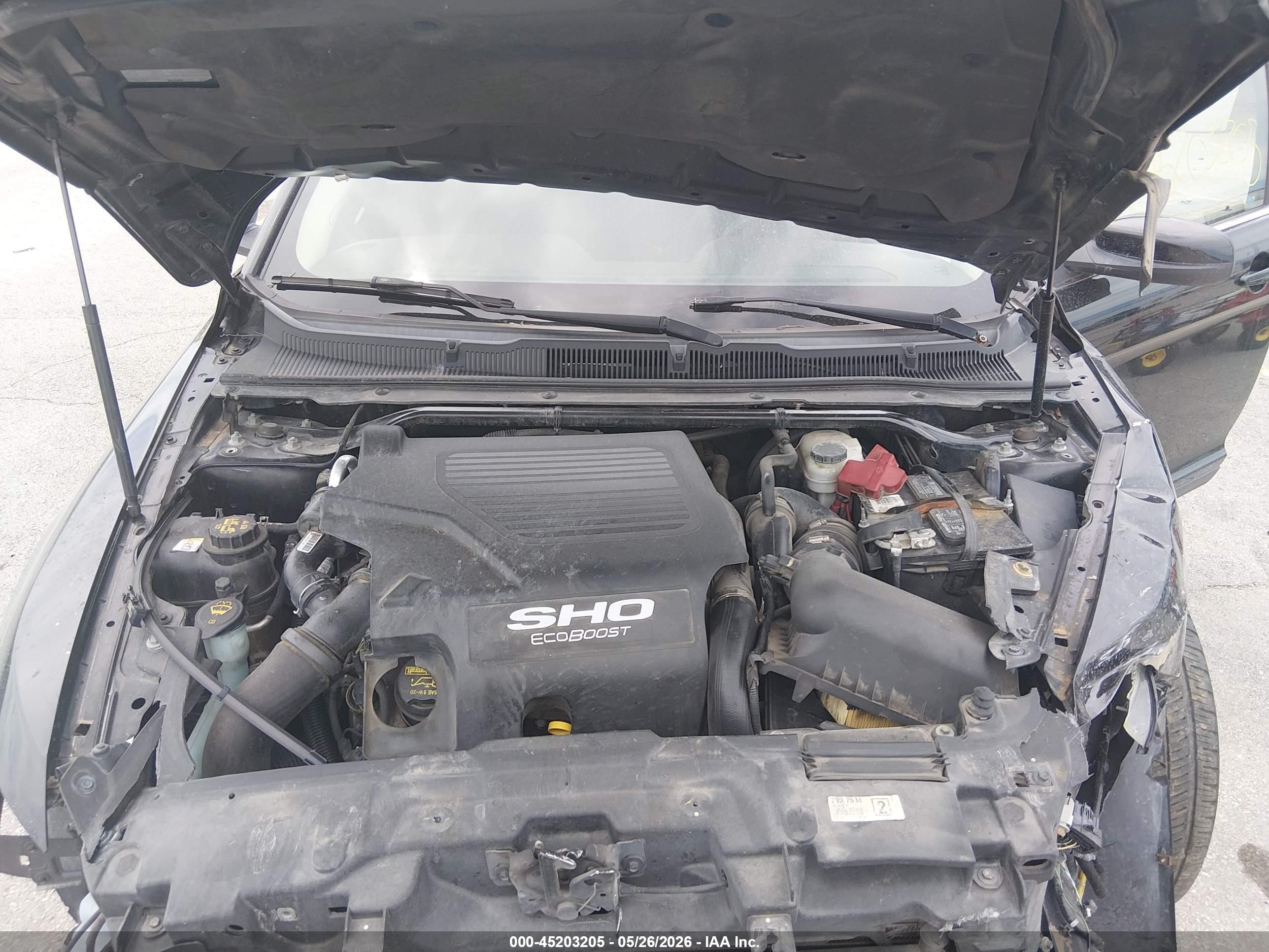 2010 Ford Taurus Sho Black vin: 1FAHP2KT2AG120480