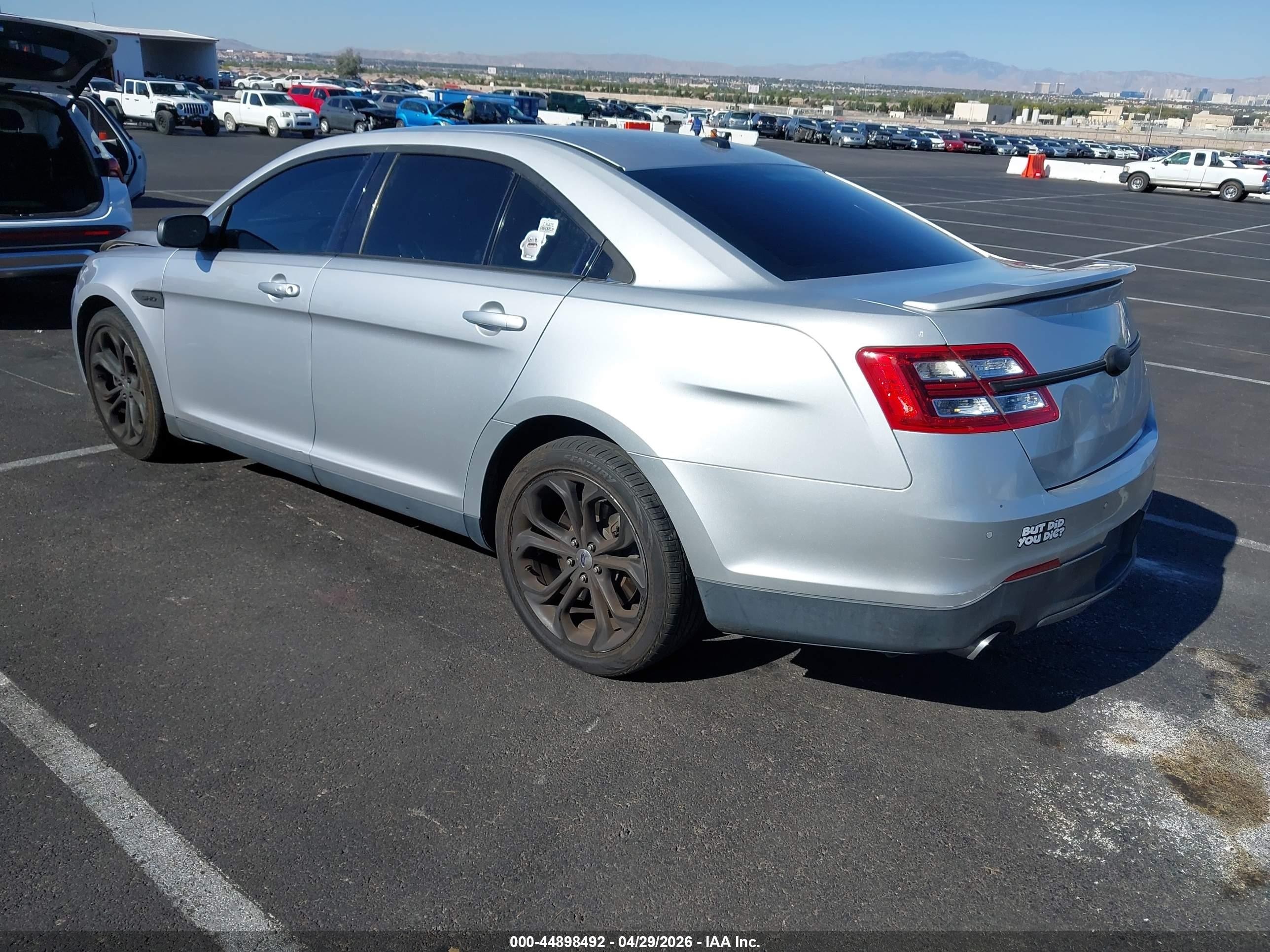 2013 Ford Taurus Sho Silver vin: 1FAHP2KT2DG167447