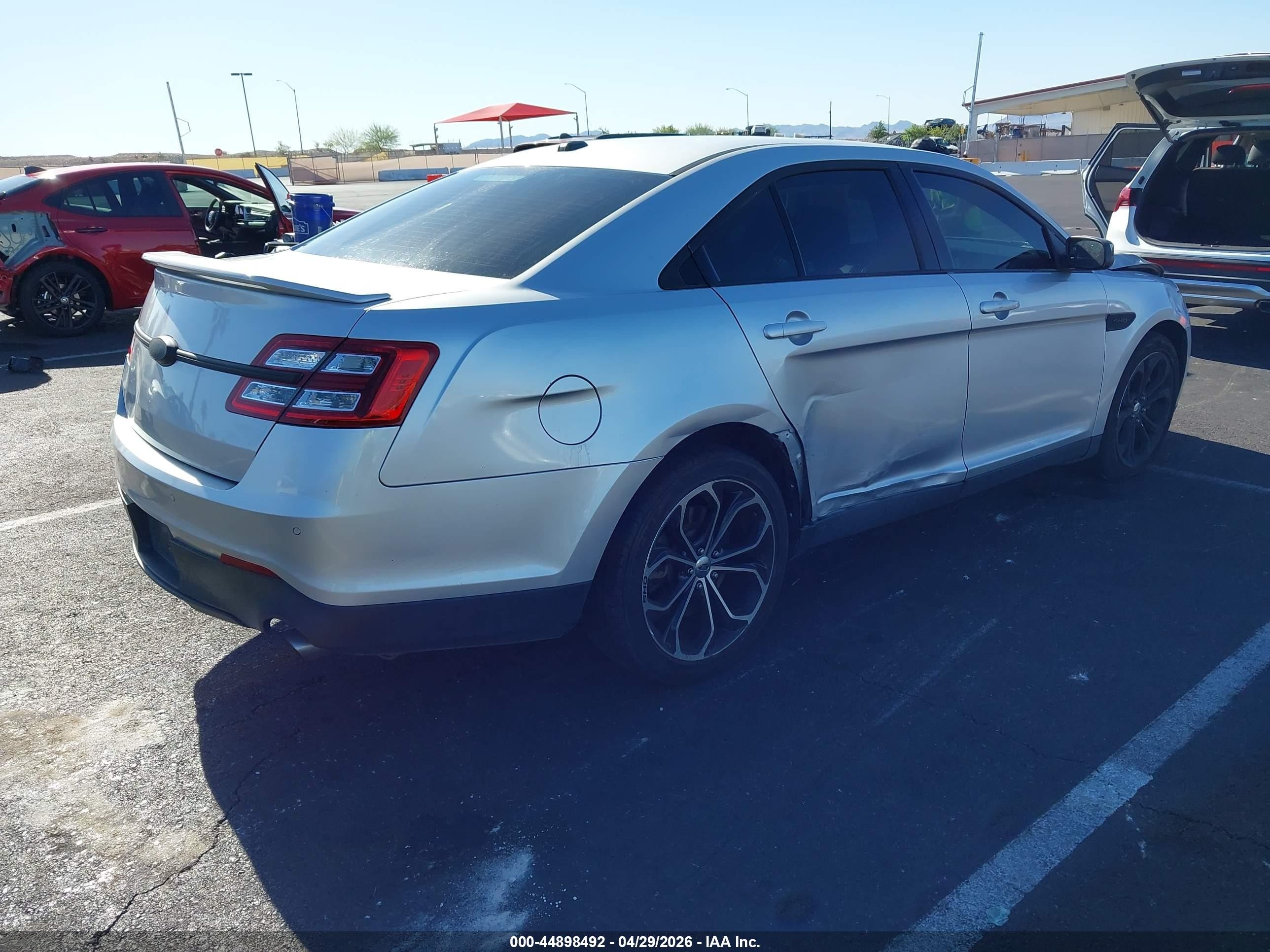 2013 Ford Taurus Sho Silver vin: 1FAHP2KT2DG167447
