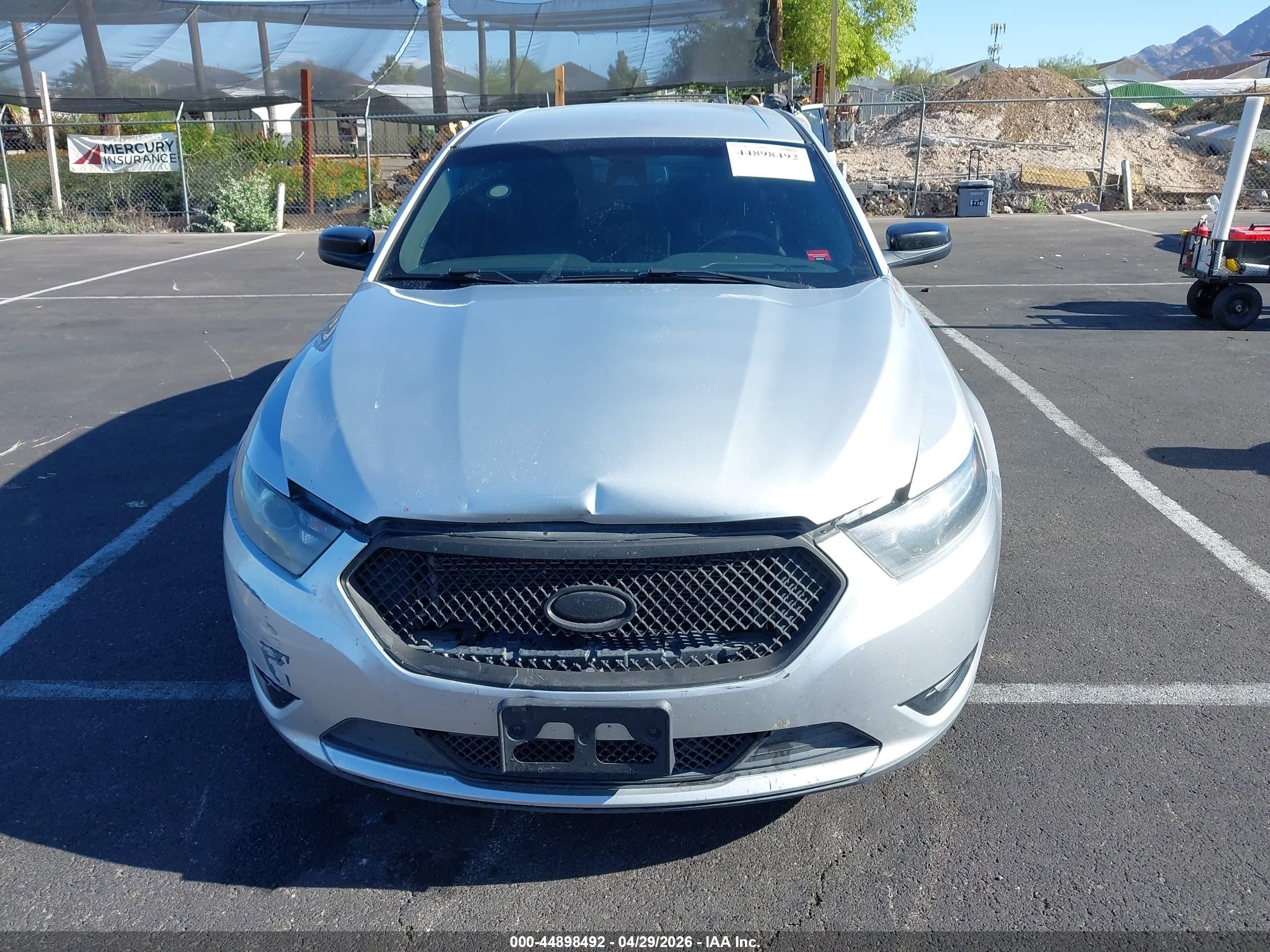2013 Ford Taurus Sho Silver vin: 1FAHP2KT2DG167447
