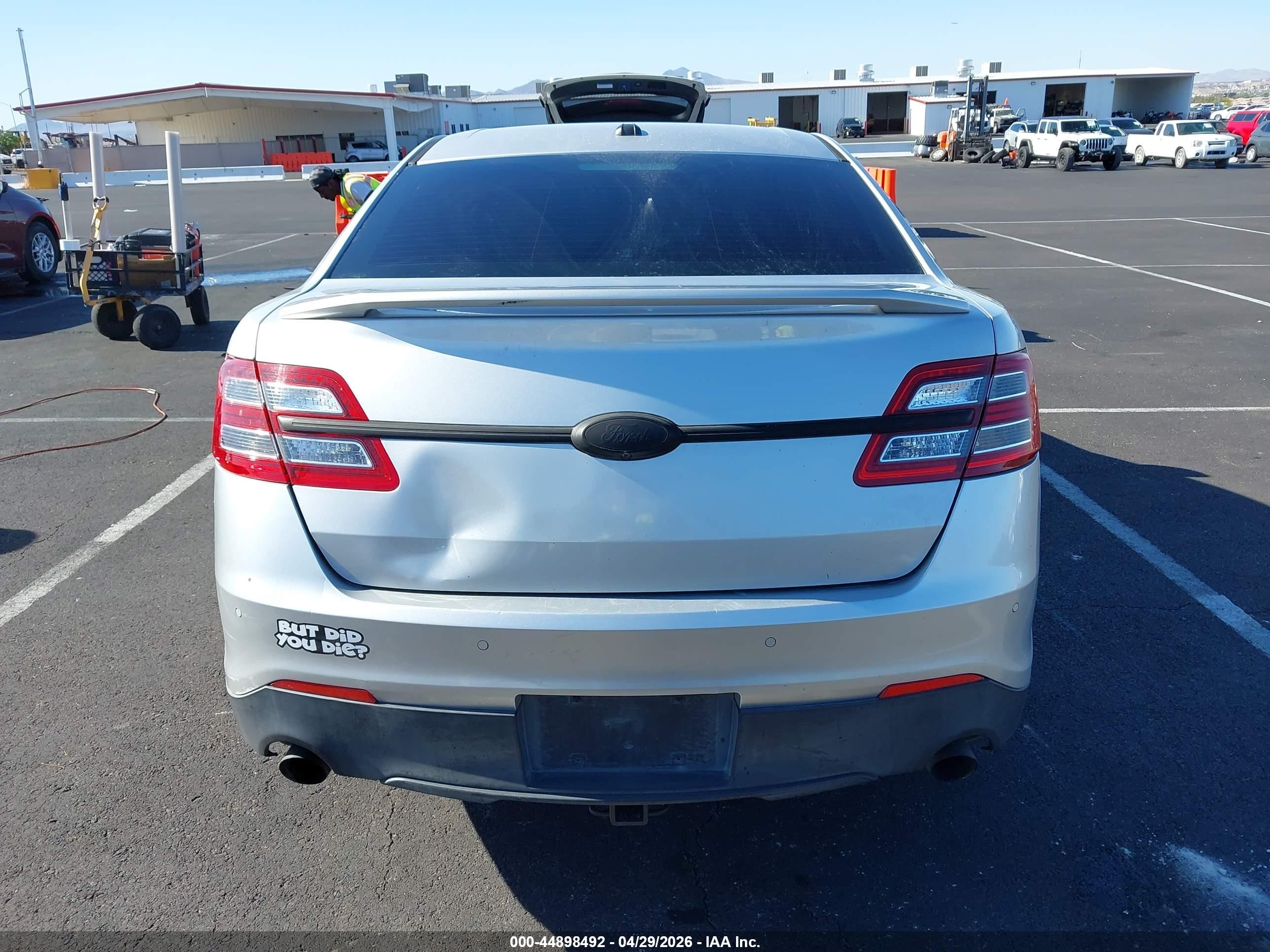 2013 Ford Taurus Sho Silver vin: 1FAHP2KT2DG167447