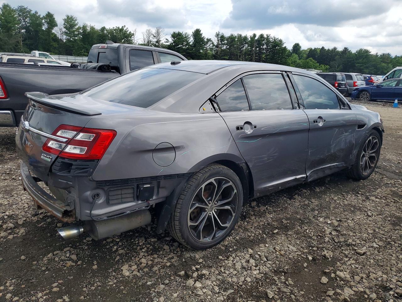 2013 Ford Taurus Sho Gray vin: 1FAHP2KT2DG183258