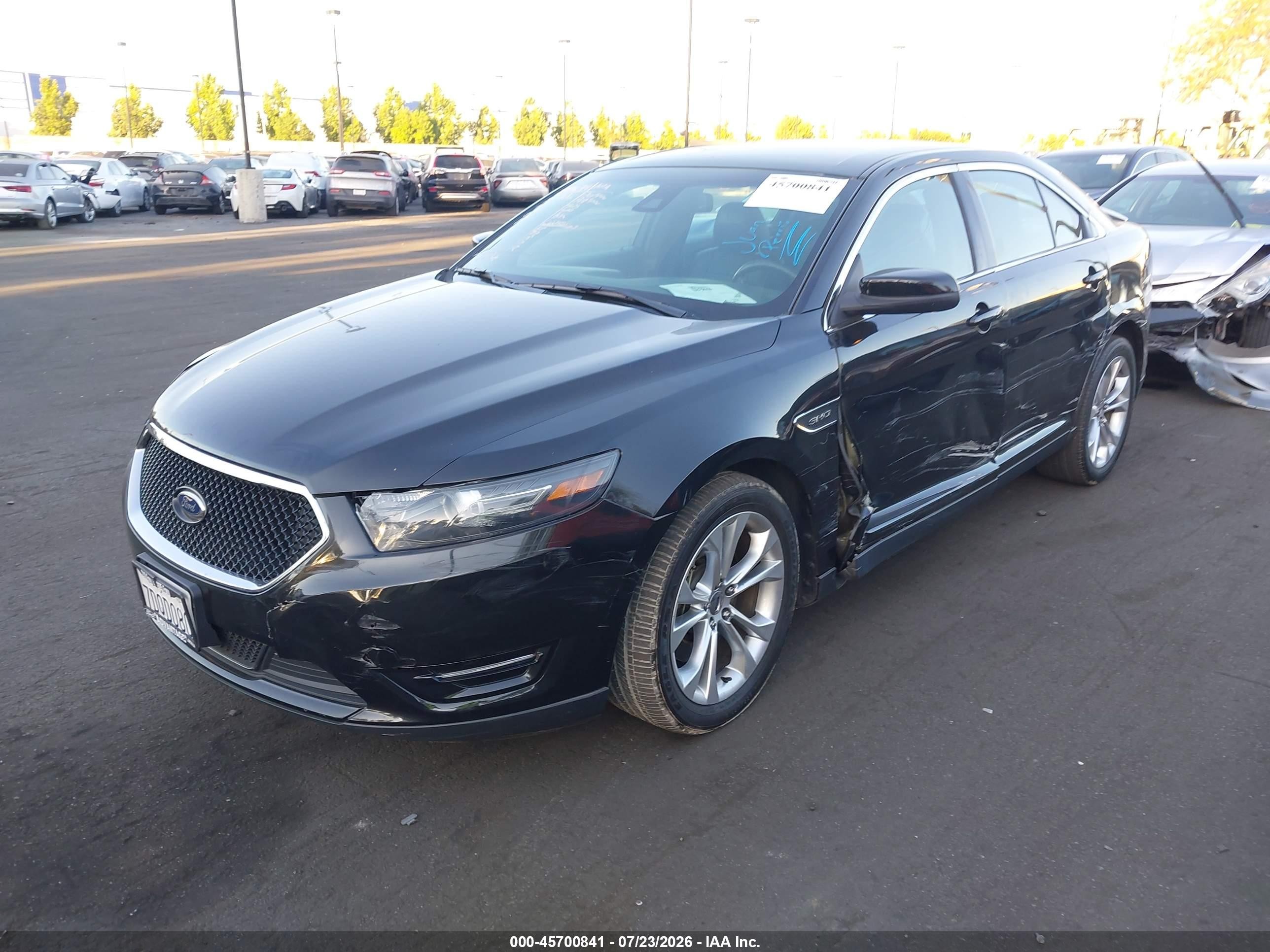 2014 Ford Taurus Sho Black vin: 1FAHP2KT2EG127600