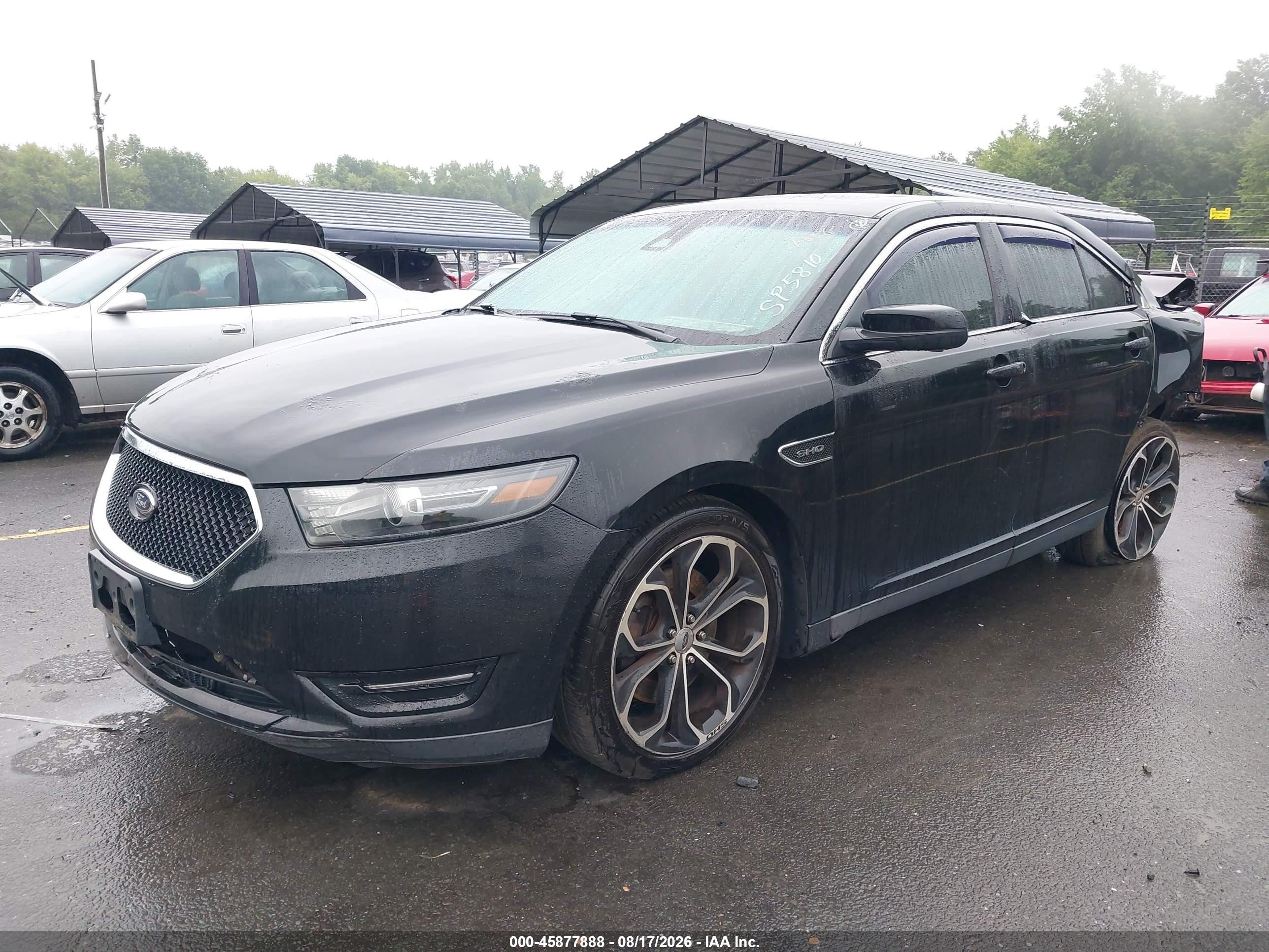 2014 Ford Taurus Sho Black vin: 1FAHP2KT2EG132537