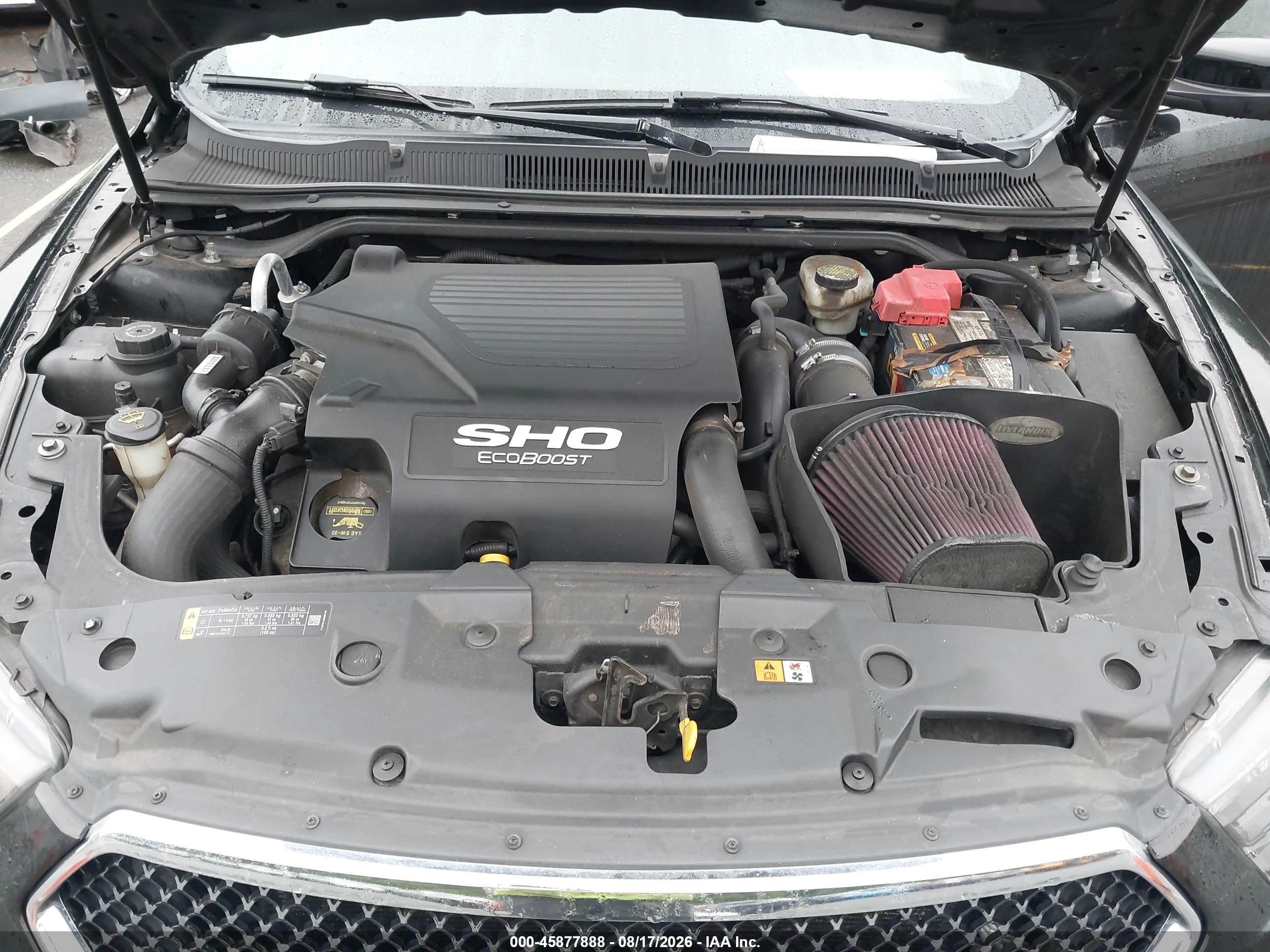 2014 Ford Taurus Sho Black vin: 1FAHP2KT2EG132537