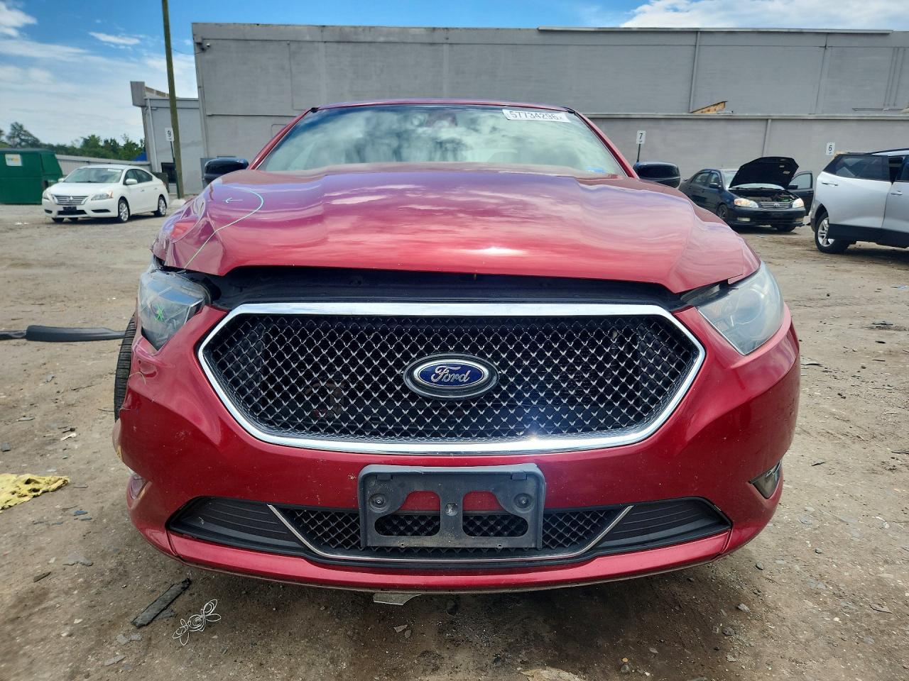2014 Ford Taurus Sho Red vin: 1FAHP2KT2EG181754
