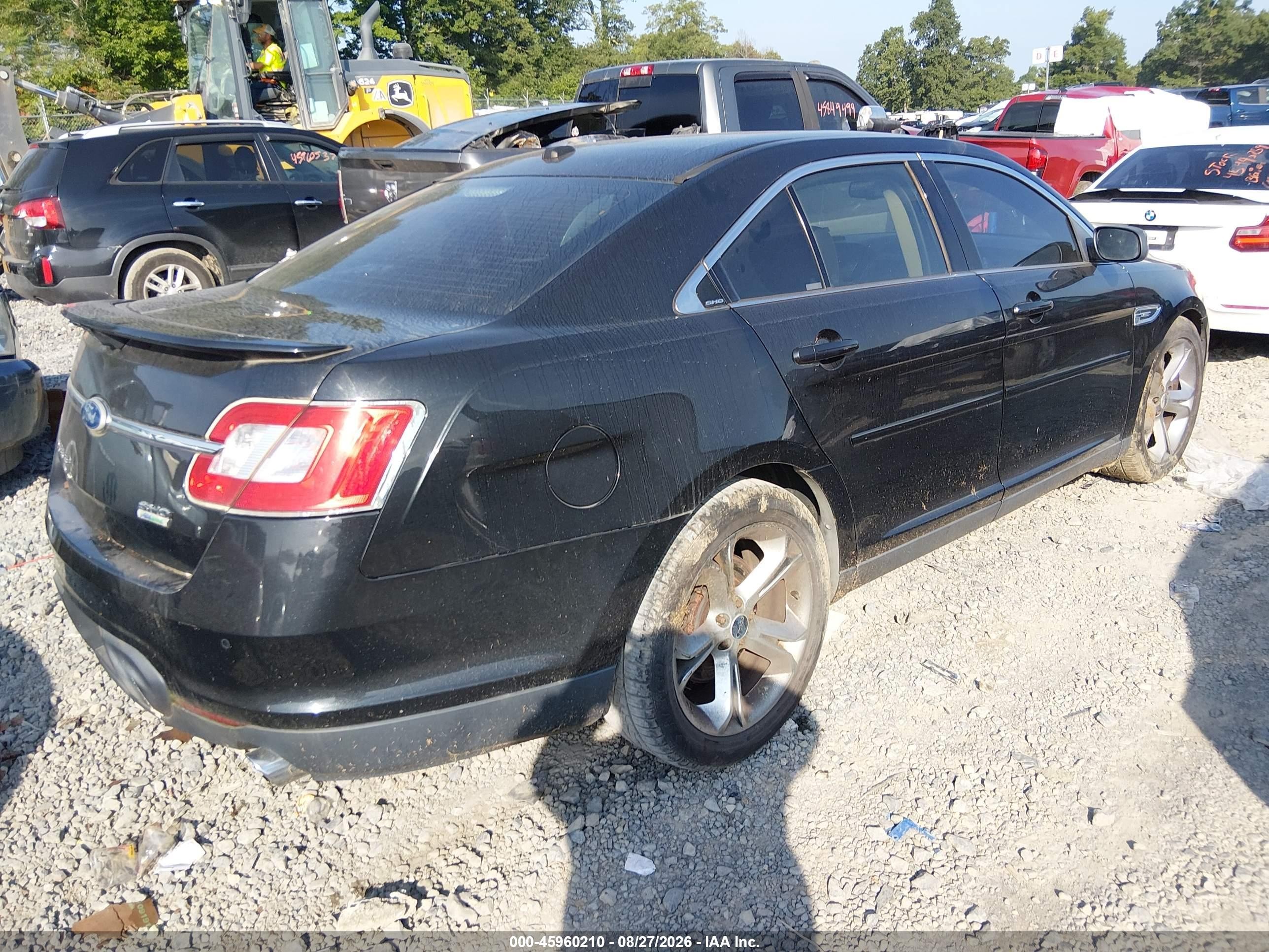 2011 Ford Taurus Sho Black vin: 1FAHP2KT3BG104869