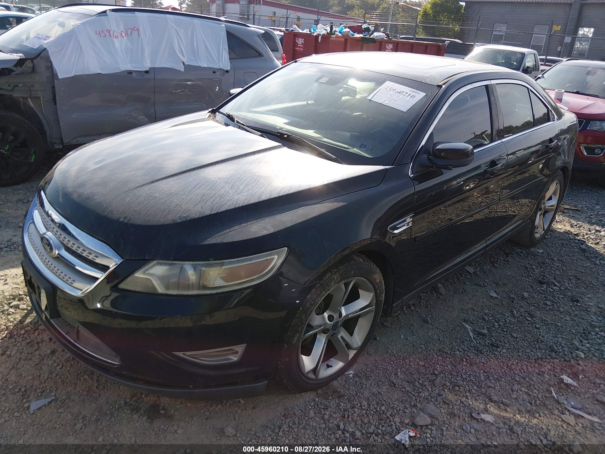 2011 Ford Taurus Sho Black vin: 1FAHP2KT3BG104869