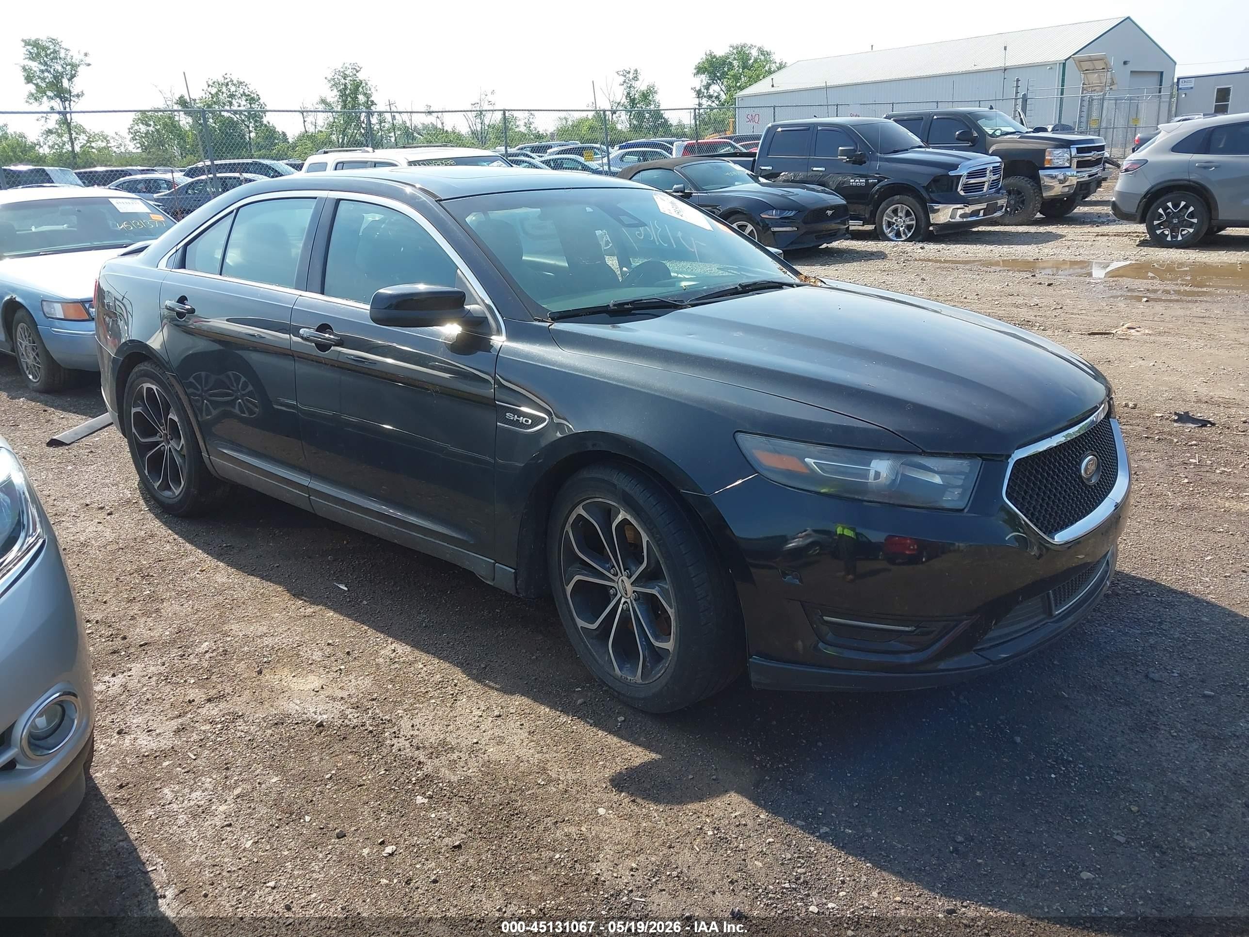 2013 Ford Taurus Sho Black vin: 1FAHP2KT3DG211729