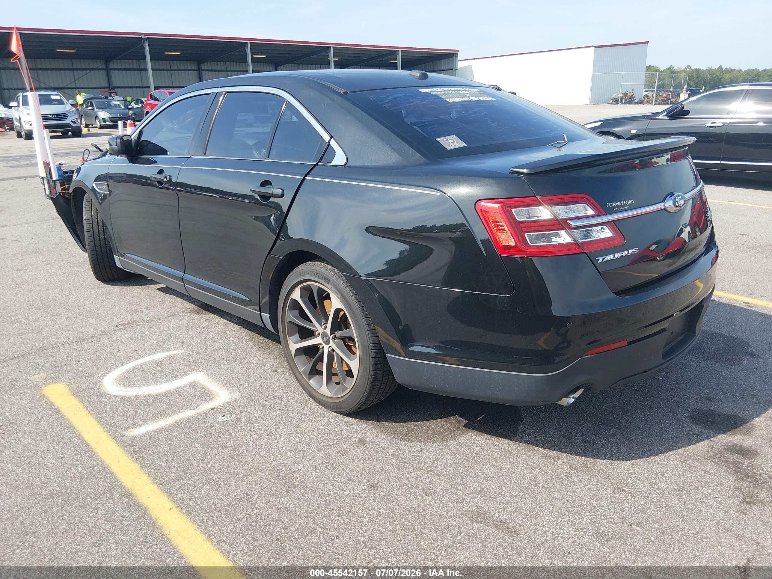 2015 Ford Taurus Sho Black vin: 1FAHP2KT3FG123637